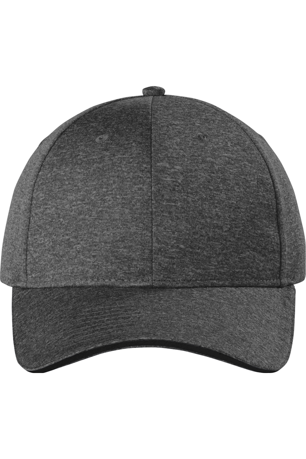 Sport-Tek Contender Snapback Cap in Graphite Heather/ Black