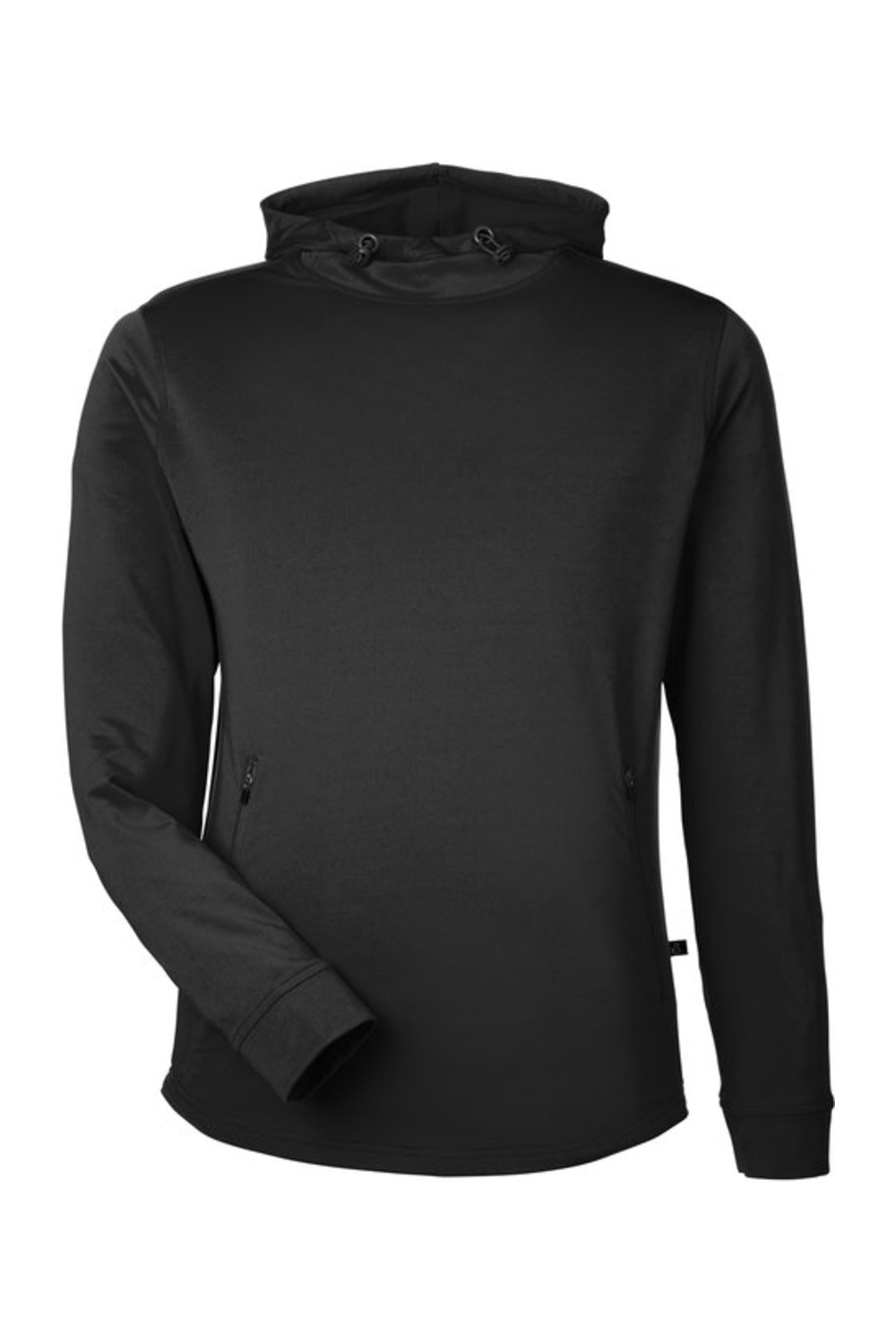 Swannies Golf Men's Ivy Hooded Sweatshirt in Black