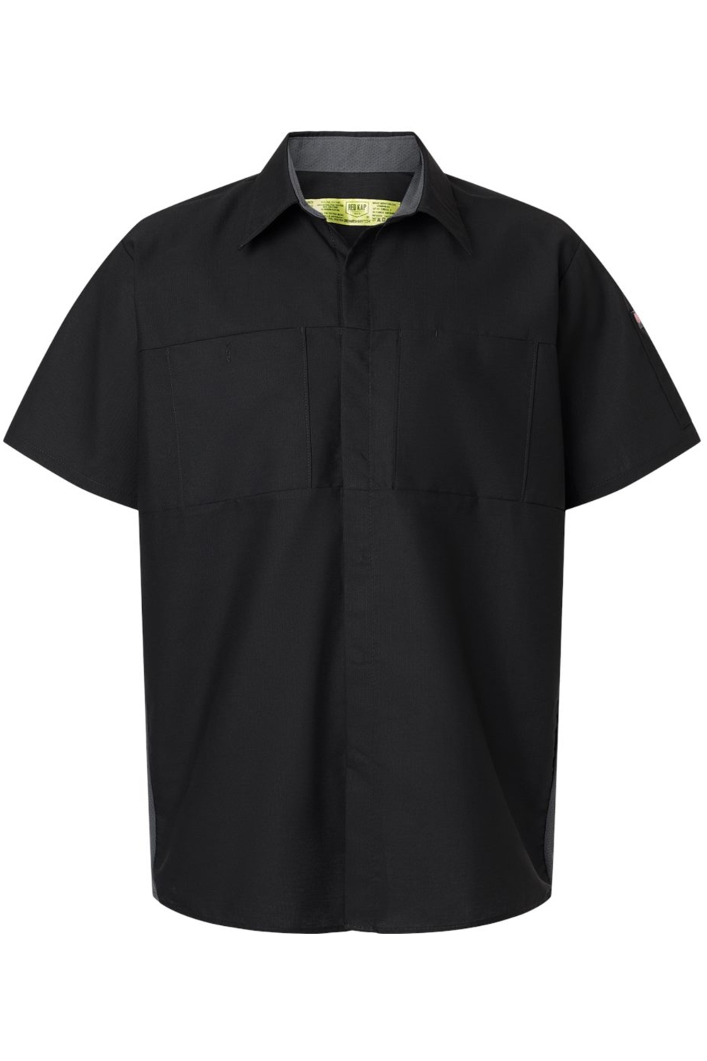 Red Kap Men's Performance Plus Short Sleeve Shirt With Oilblok Technology