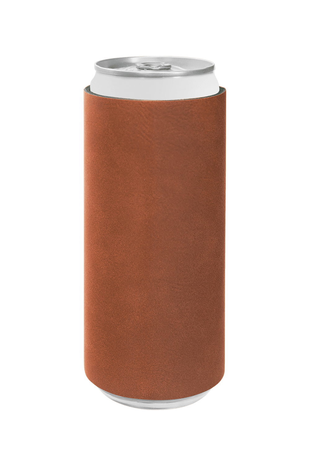 Laserable Leatherette Slim Beverage Holder