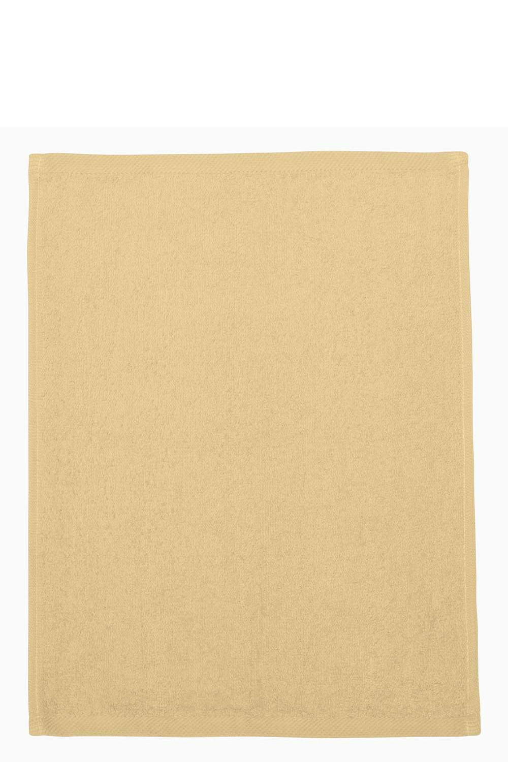 Q-Tees Hemmed Fingertip Towel in Natural