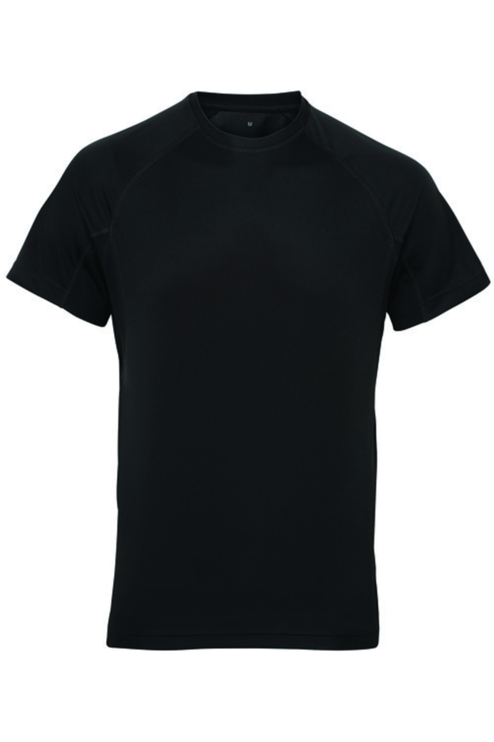 TriDri Panelled Tech T-Shirt in Black