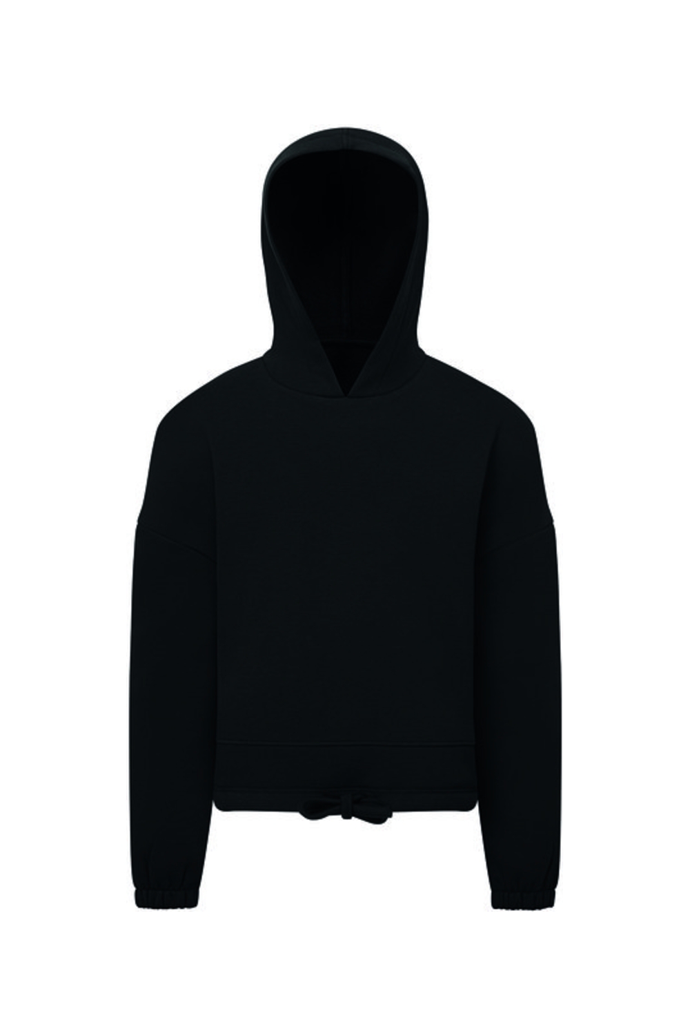 TriDri Youth Maria Hooded Sweatshirt in Black