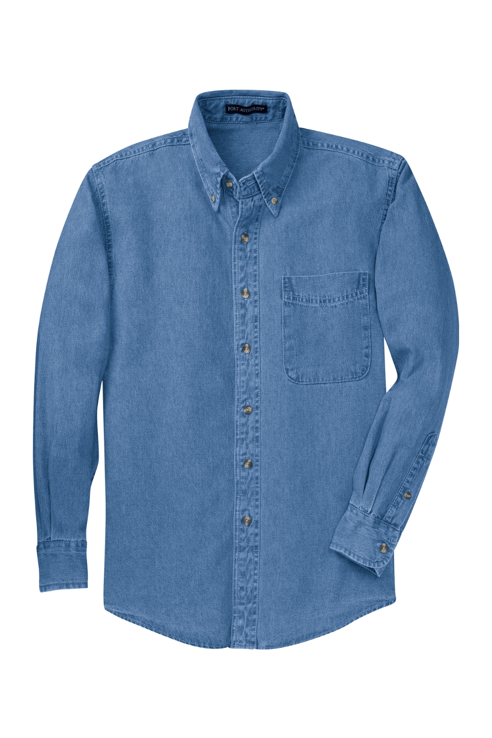 Port Authority Tall Long Sleeve Denim Shirt