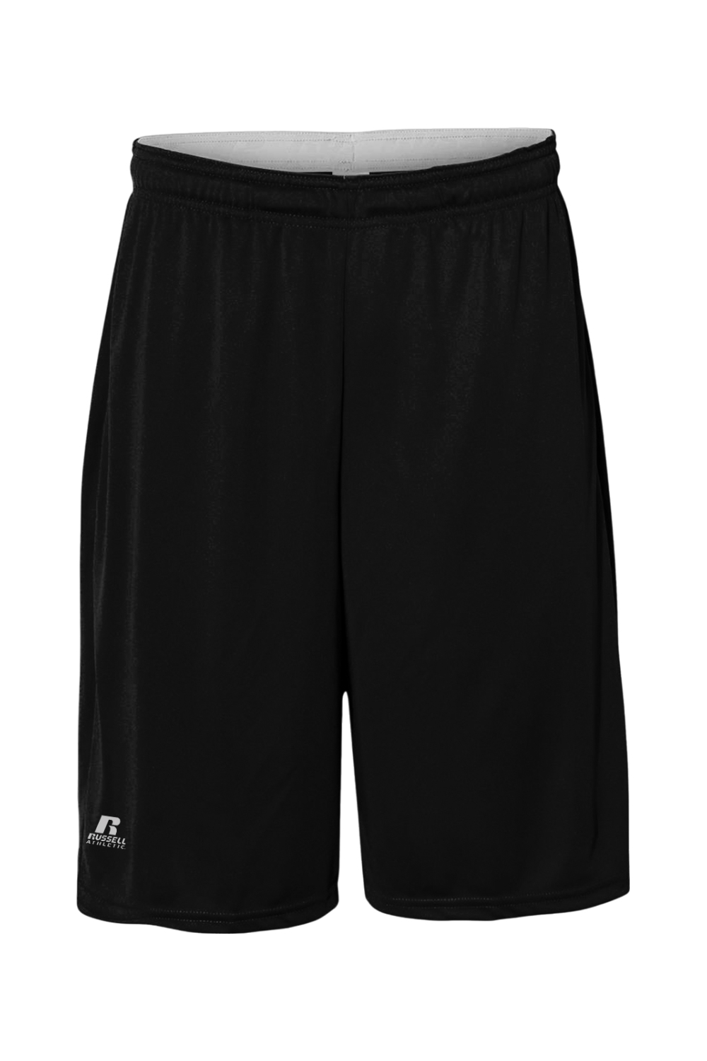 Russell Athletic Dri-Power Essential 10" Shorts with Pockets in Black