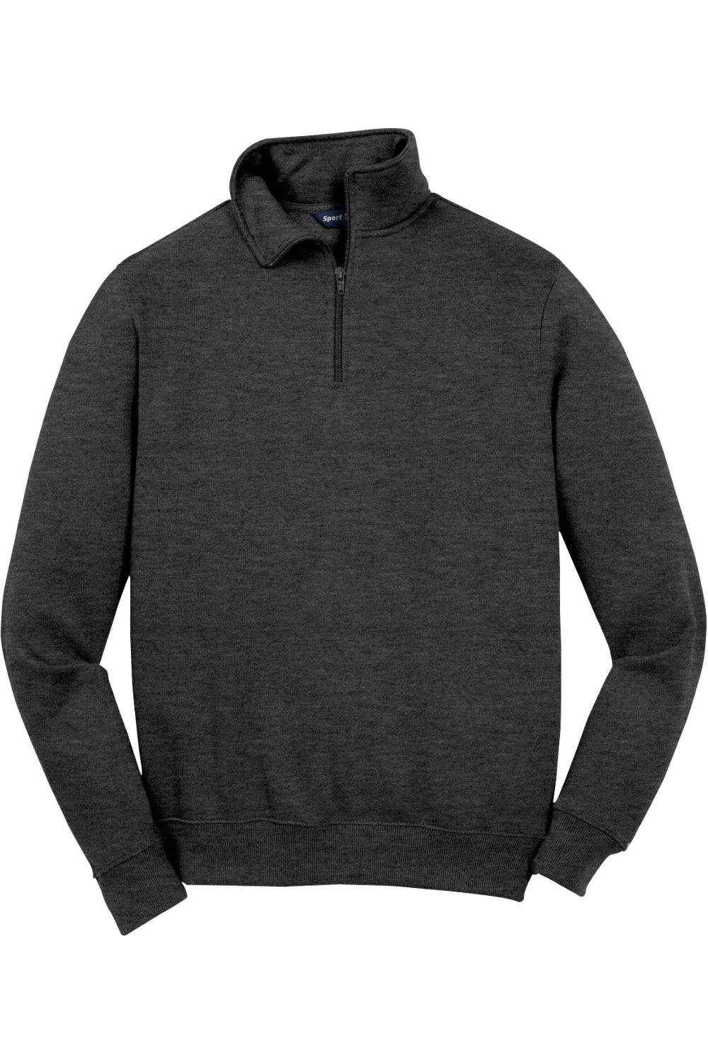 Sport-Tek Tall 1/4-Zip Sweatshirt in Graphite Heather