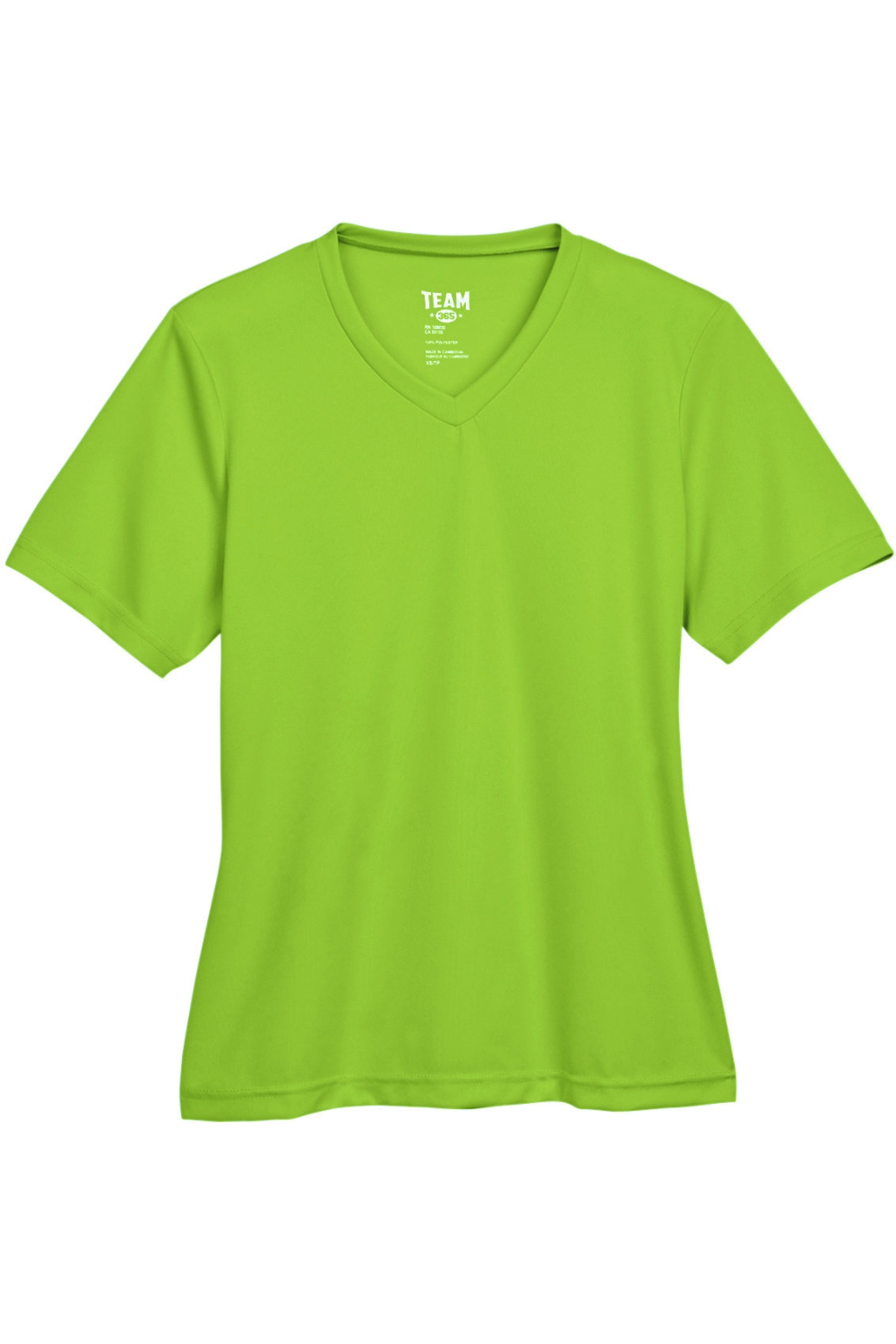 Team 365 Ladies' Zone Performance T-Shirt in Acid Green