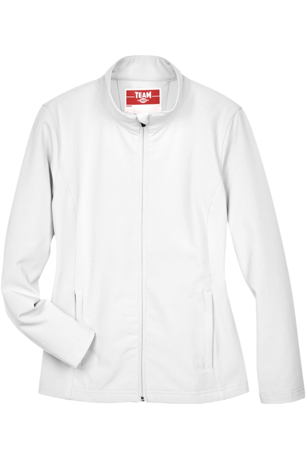 Team 365 Ladies' Leader Soft Shell Jacket in White