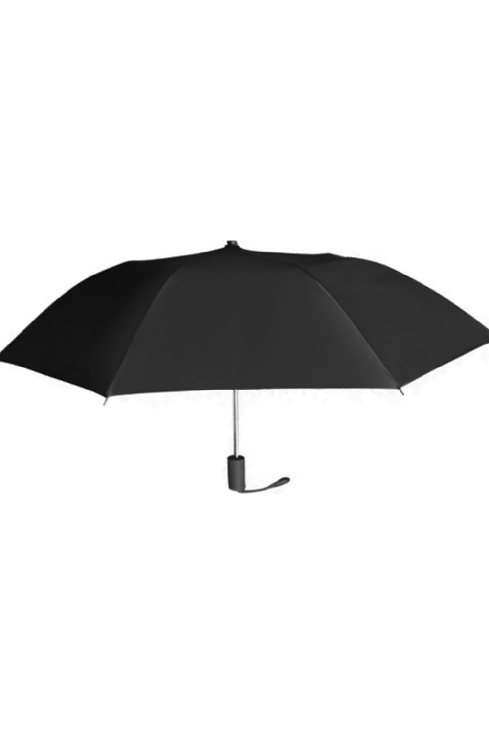 Auto Open 41" Compact Umbrella in Black