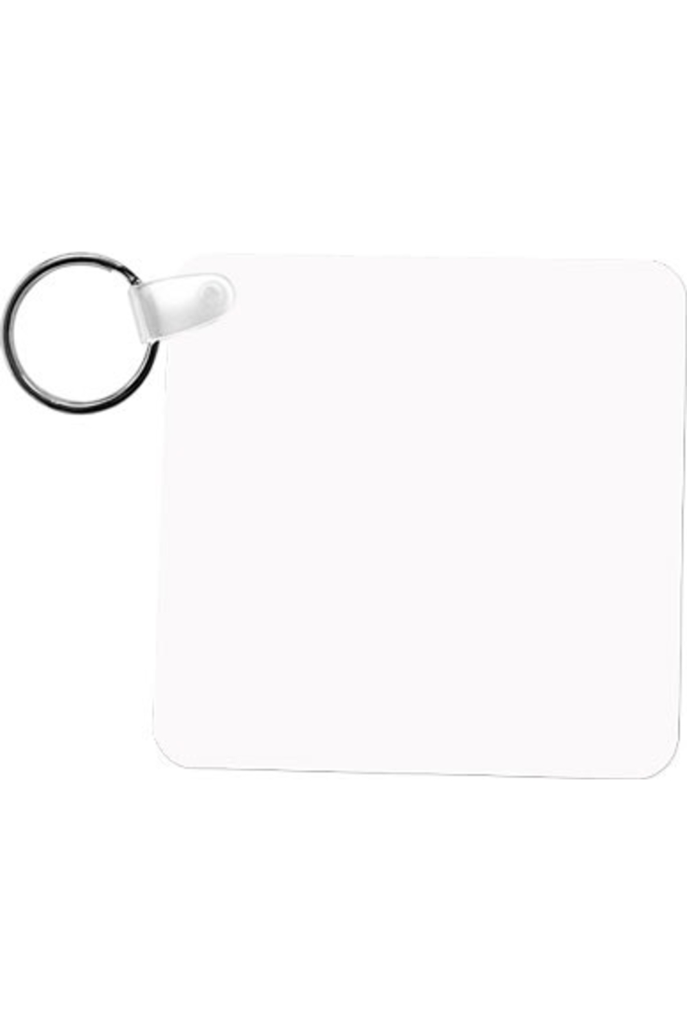 Diamond Unisub White Plastic (FRP) Keychains