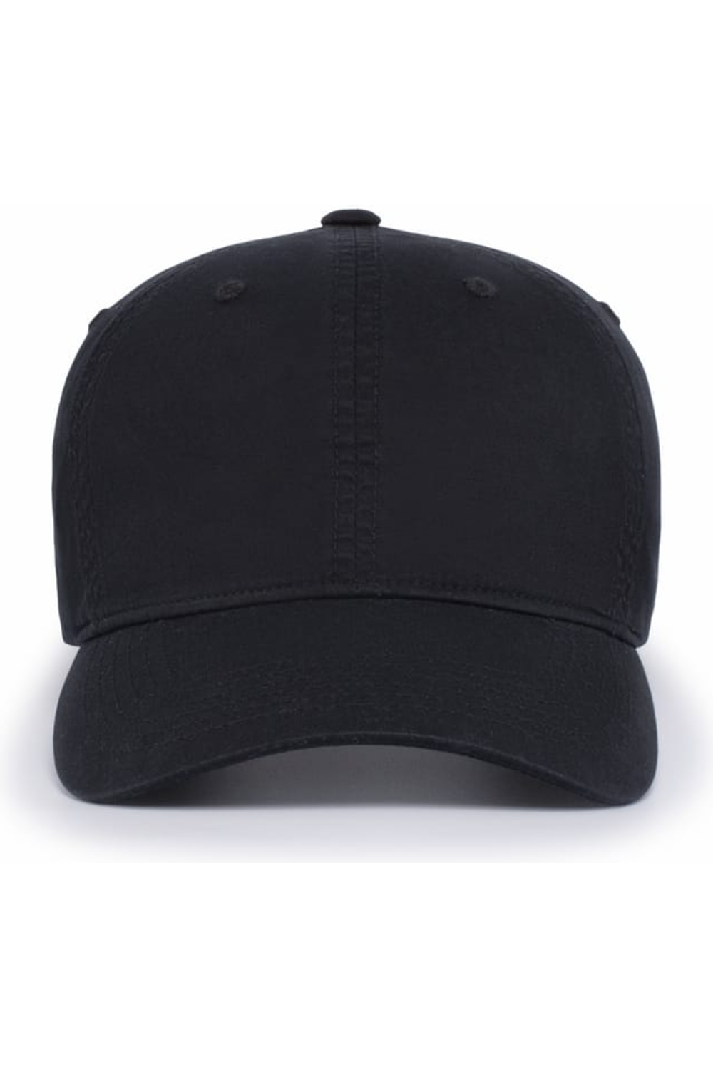 Pacific Headwear Vintage Buckle Strap Adjustable Cap in Black