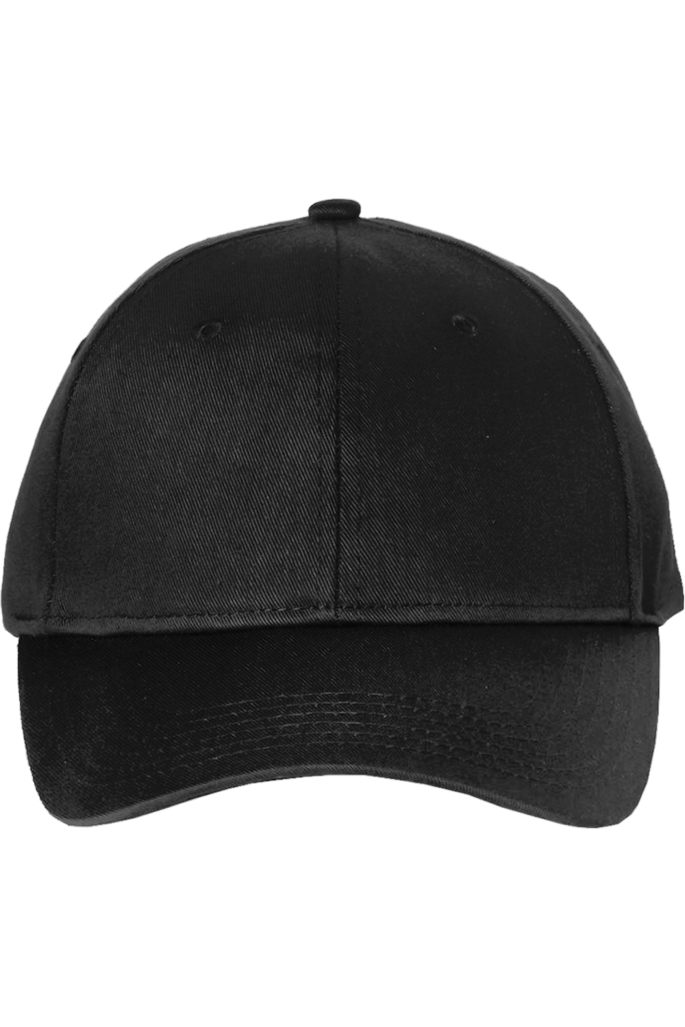 Valucap Lightweight Twill Cap in Black