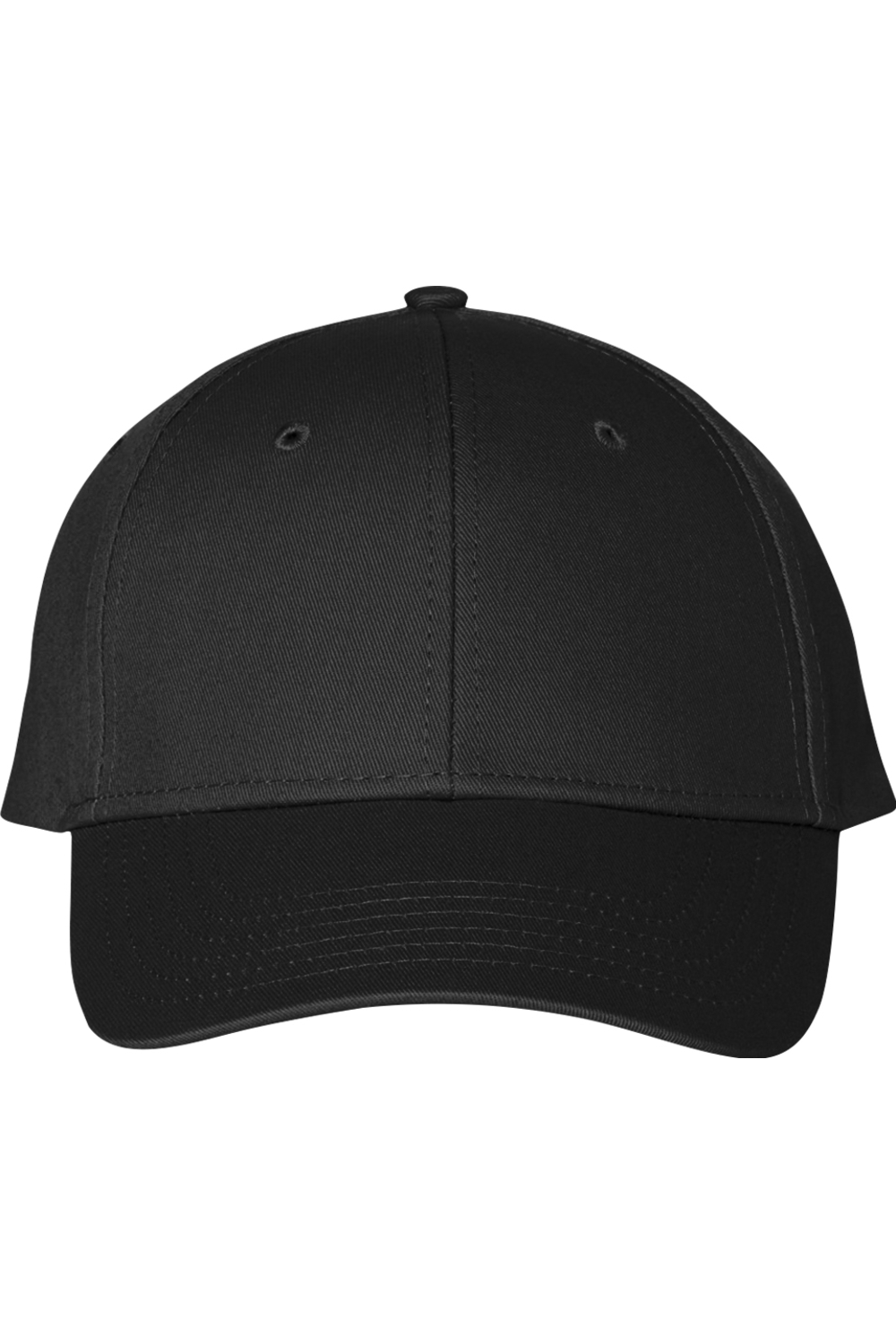 Valucap - Structured Chino Cap in Black