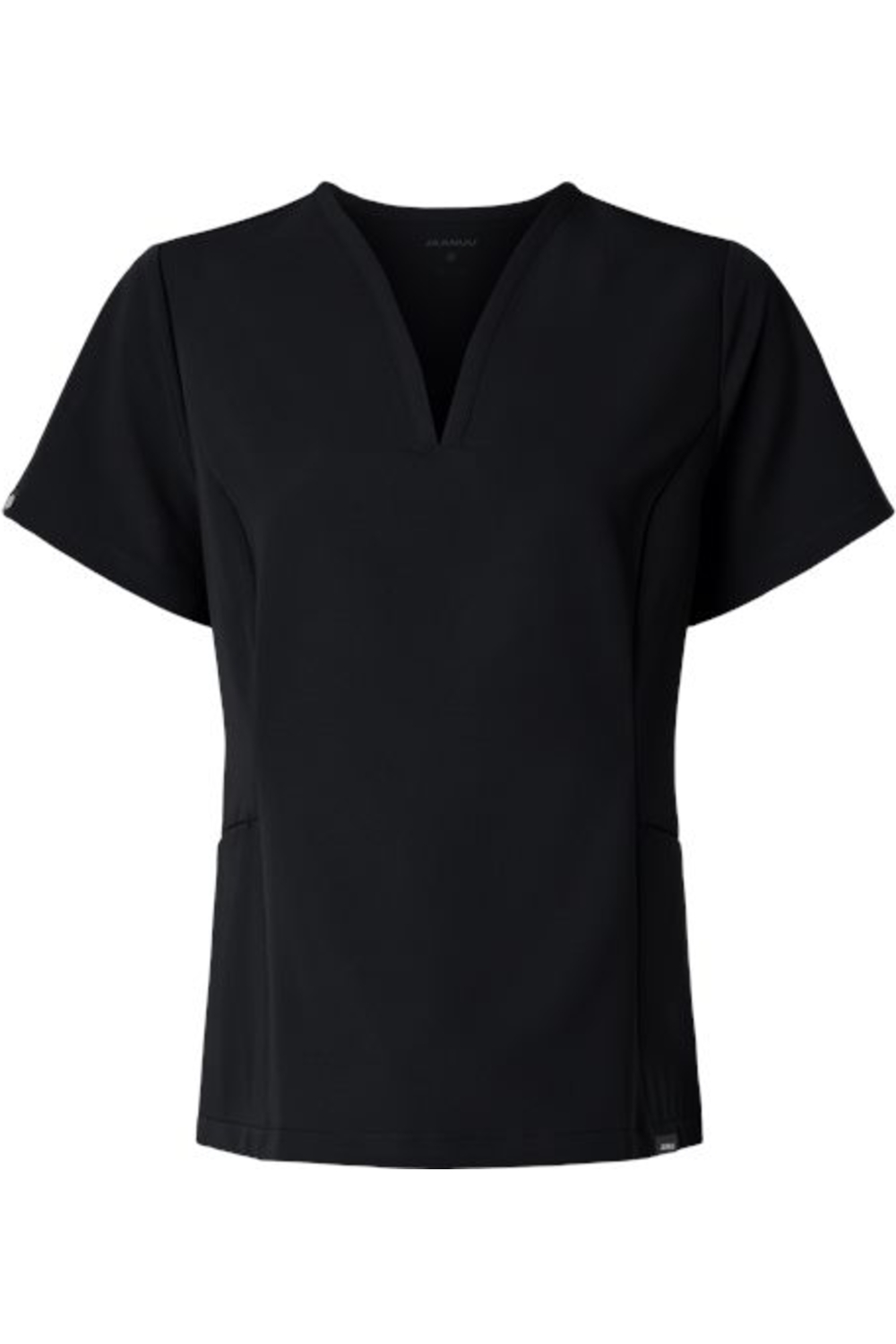 Jaanuu Women's Calix Fit & Flare Scrub V-Neck Top