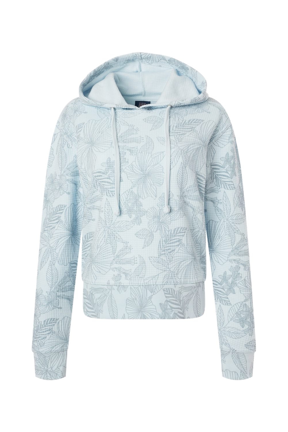 MV Sport Women's Maddie Floral Print Hooded Sweatshirt
