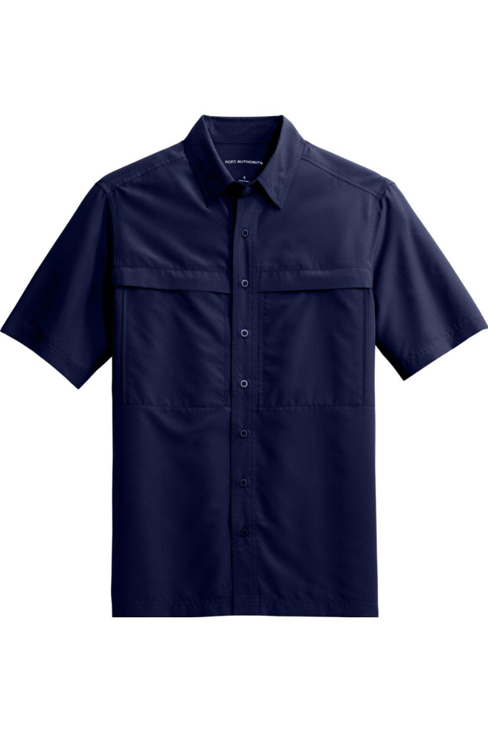 Port Authority Short Sleeve UV Daybreak Shirt in True Navy