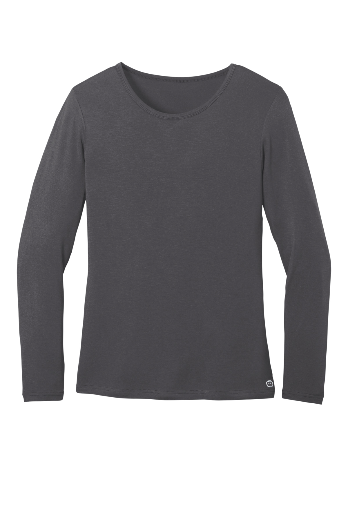 Wink Women’s Long Sleeve Layer Tee in Pewter