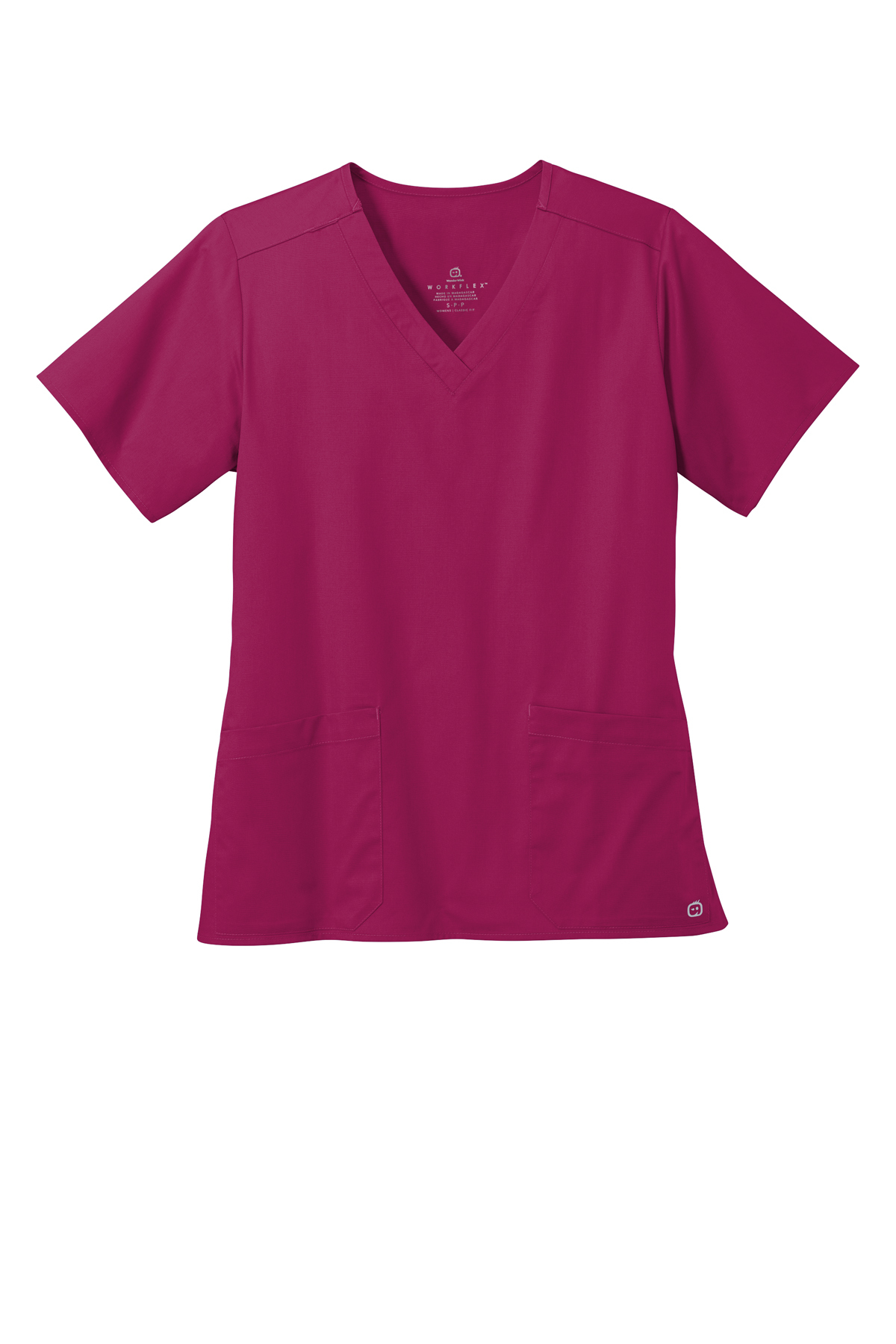 Wink Women’s WorkFlex™ V-Neck Top in Wine