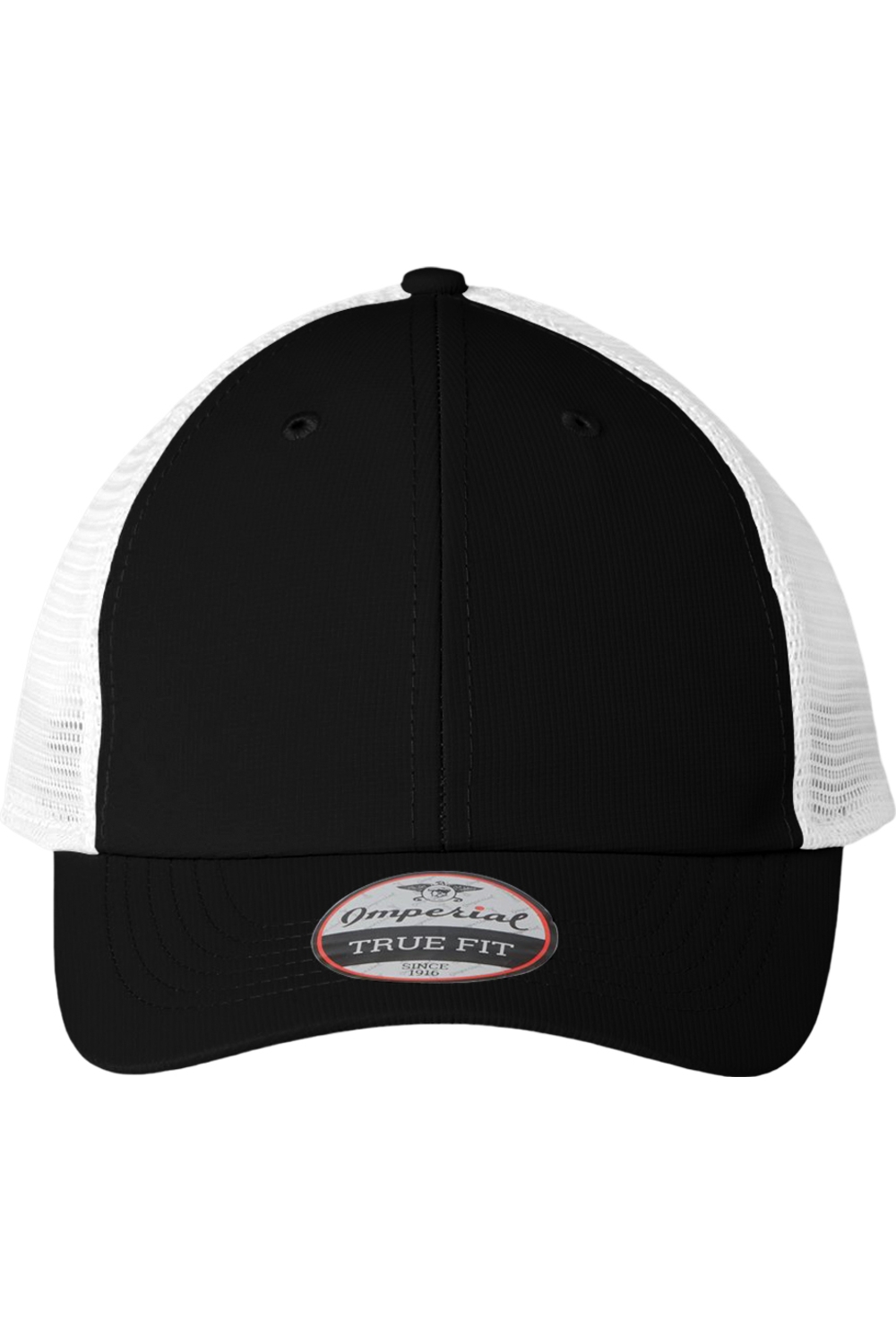 Imperial The Original Sport Mesh Cap in Black/ White