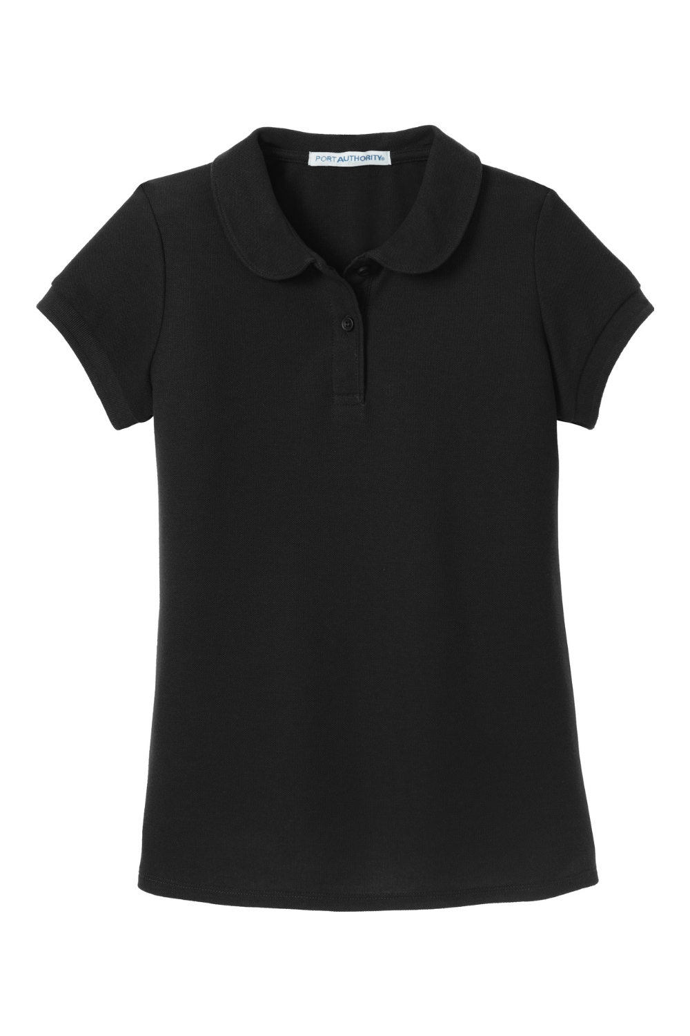 Port Authority Girls Silk Touch Peter Pan Collar Polo