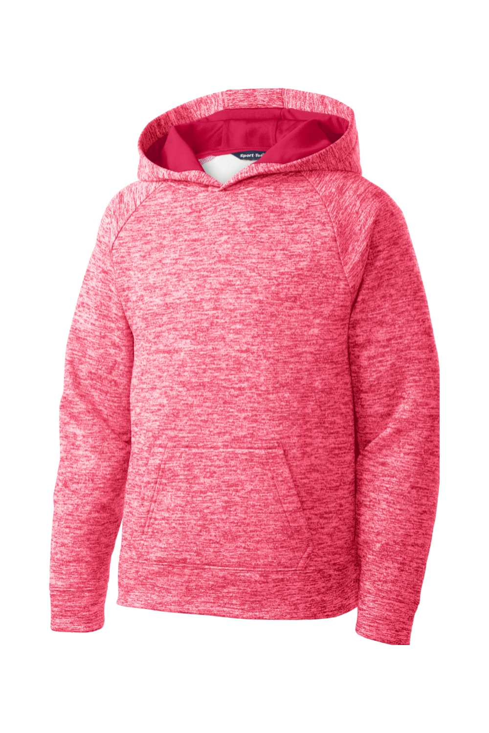 Sport-Tek Youth PosiCharge Electric Heather Fleece Hooded Pullover