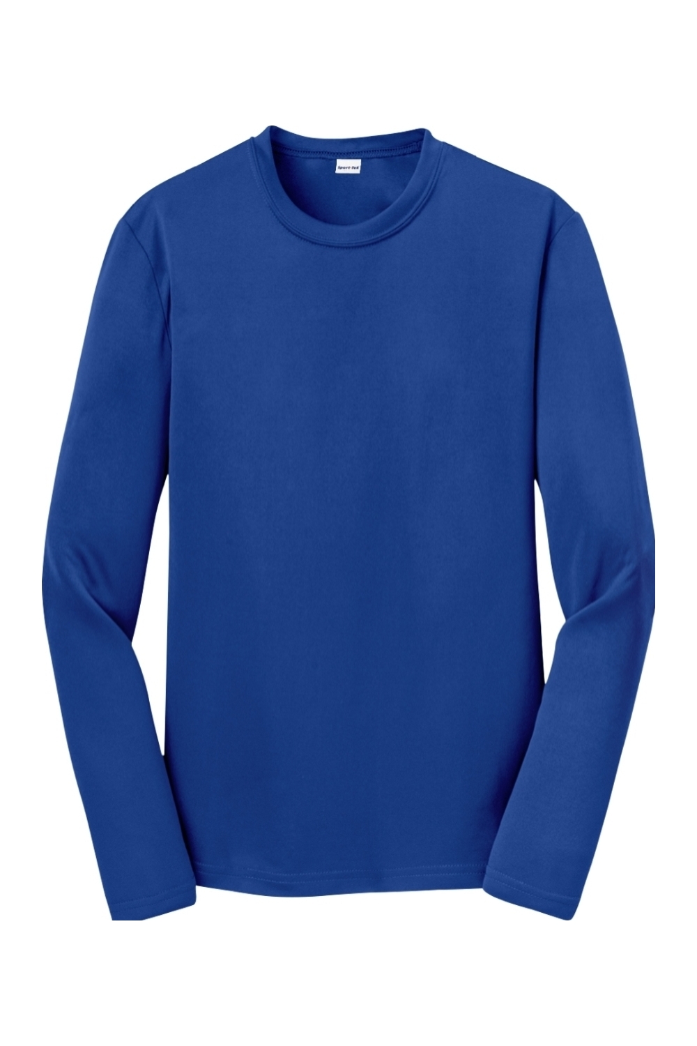 Youth Sport-Tek Long Sleeve Performance Tee in True Royal