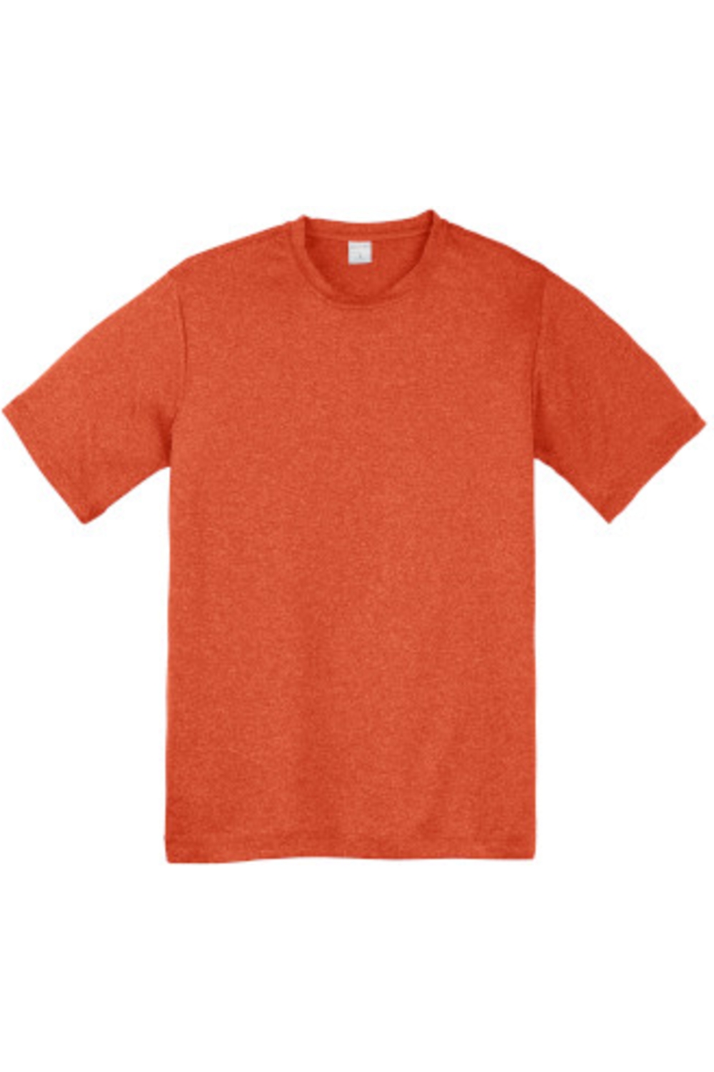 Sport-Tek Youth Heather Contender Tee in Deep Orange Heather