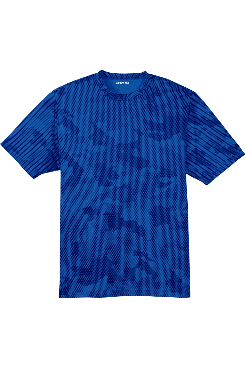 Sport-Tek® Youth CamoHex Tee in True Royal