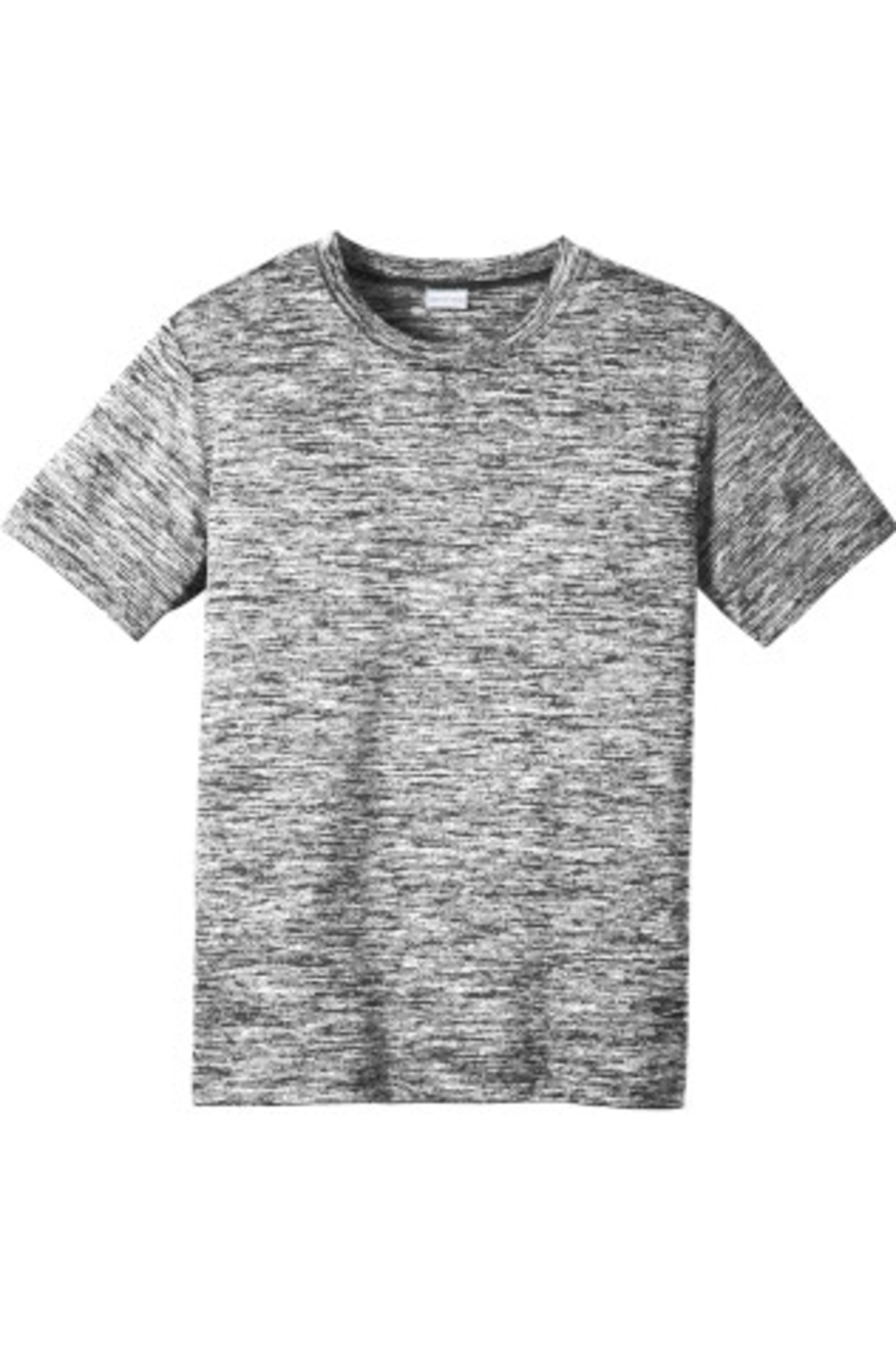 Sport-Tek Youth PosiCharge Electric Heather Tee in Black Electric