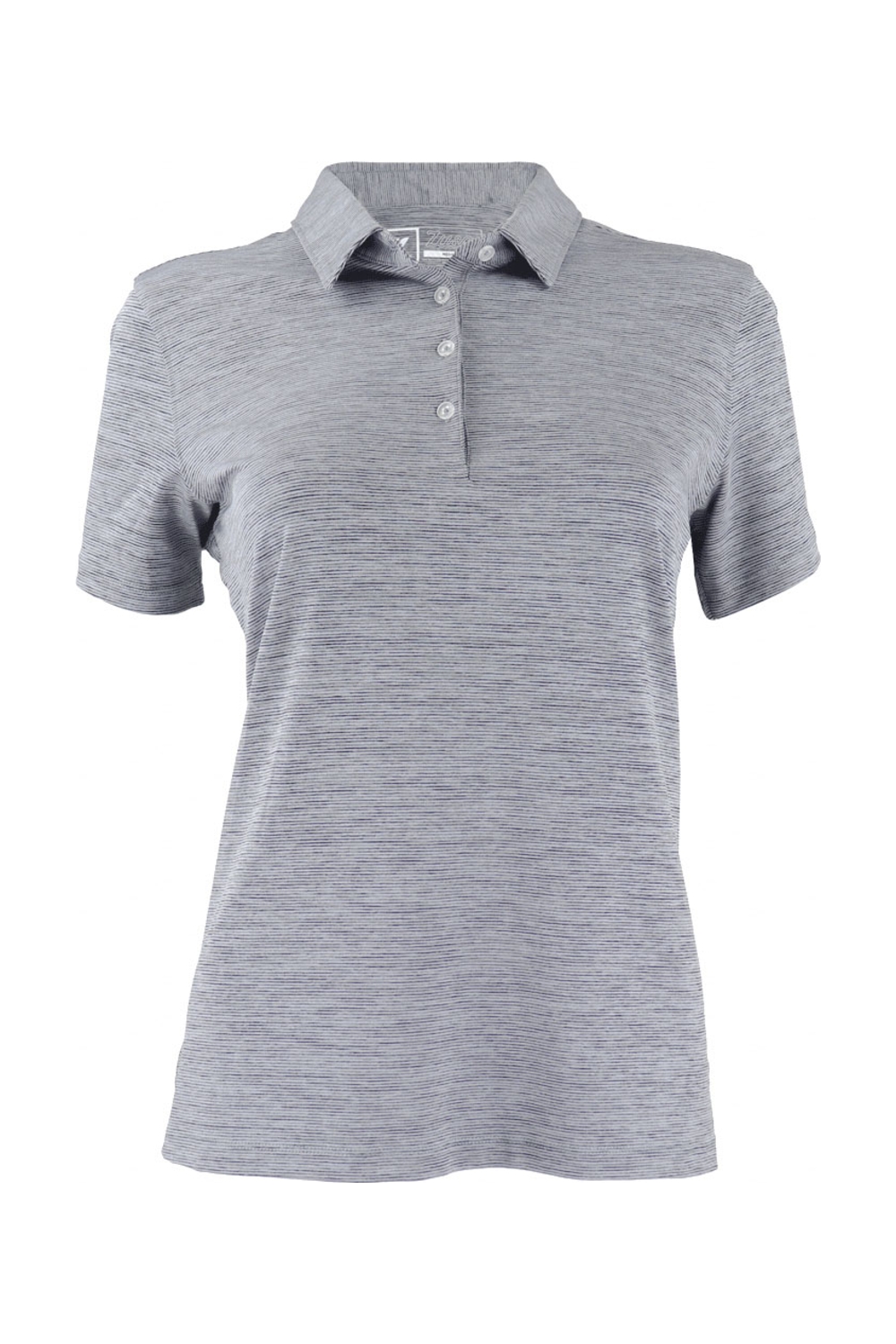 Zusa Women's Heather Stripe Polo