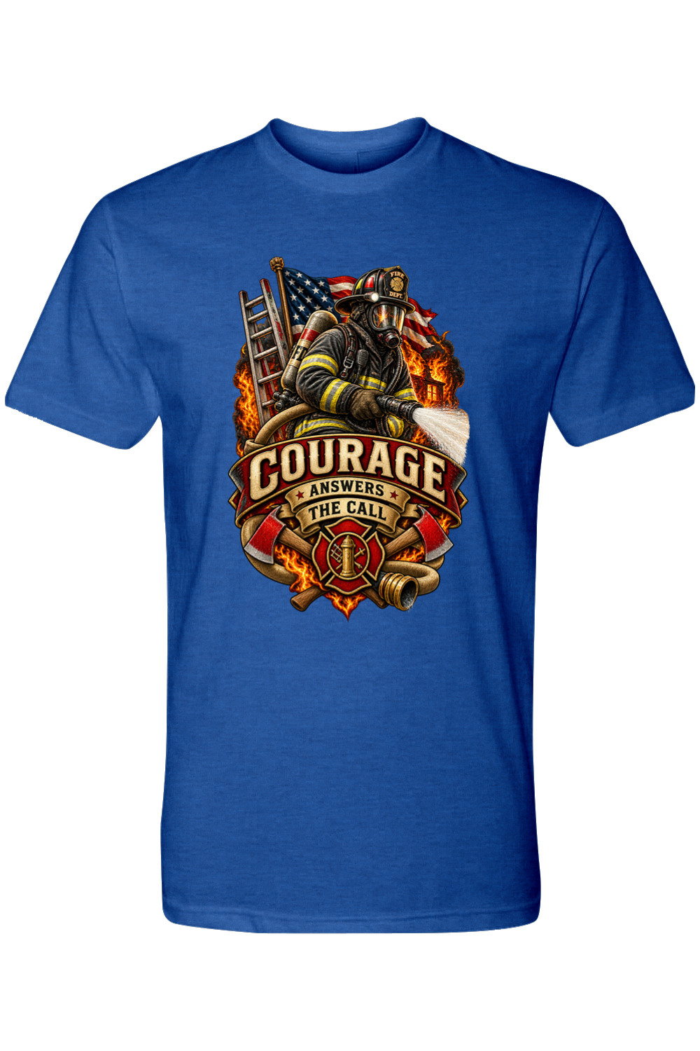 COURAGE ANSWERS THE CALL - T-Shirt 8