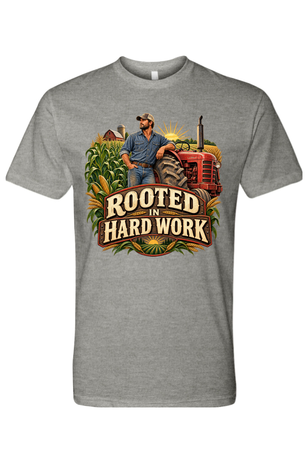 ROOTED IN HARD WORK - T-Shirt 3