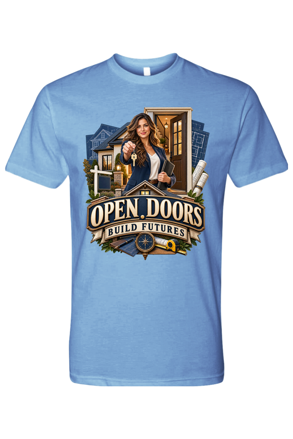 OPEN DOORS  - BUILD FUTURES - T-Shirt 7