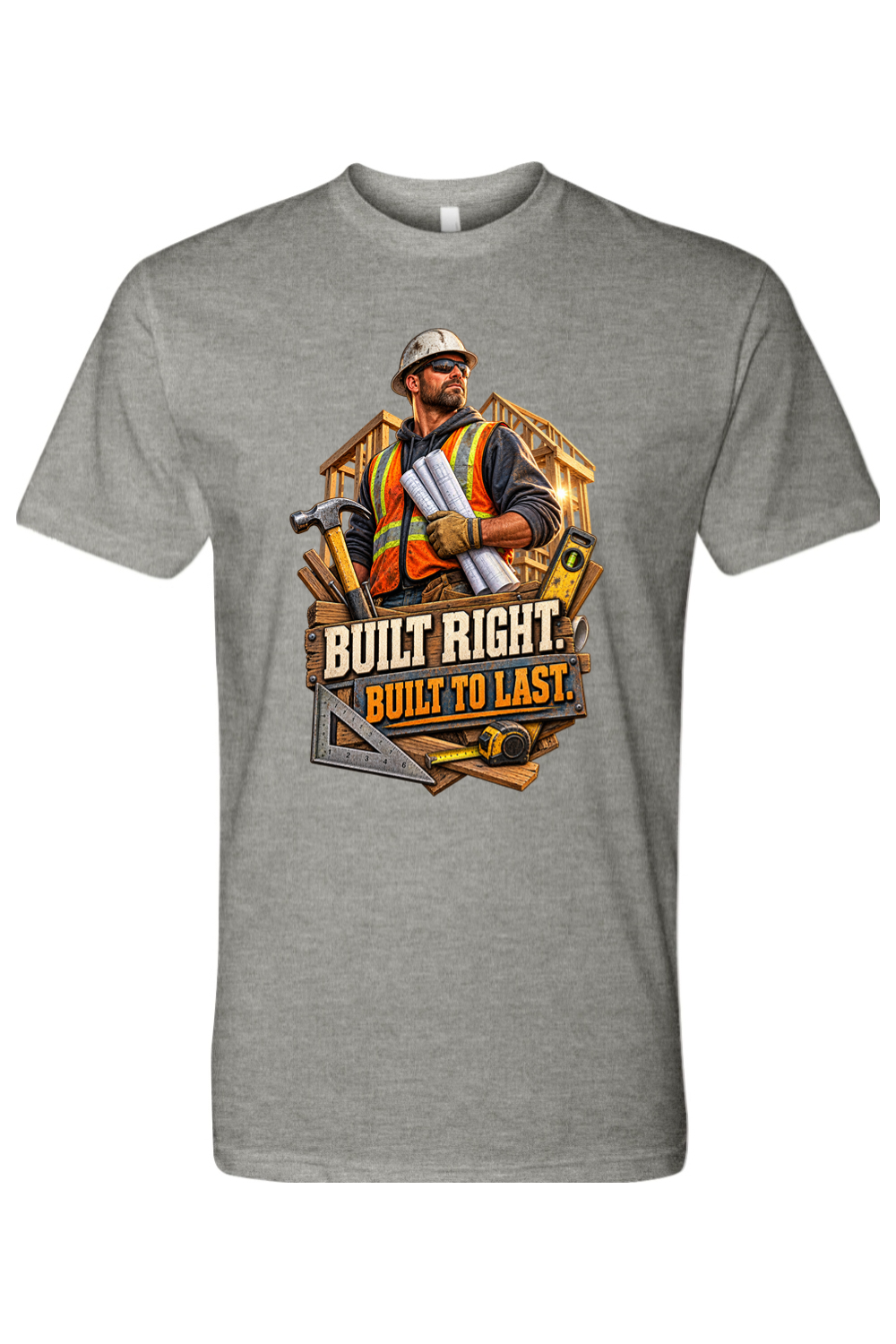 BUILT RIGHT. BUILT TO LAST - T-Shirt 3