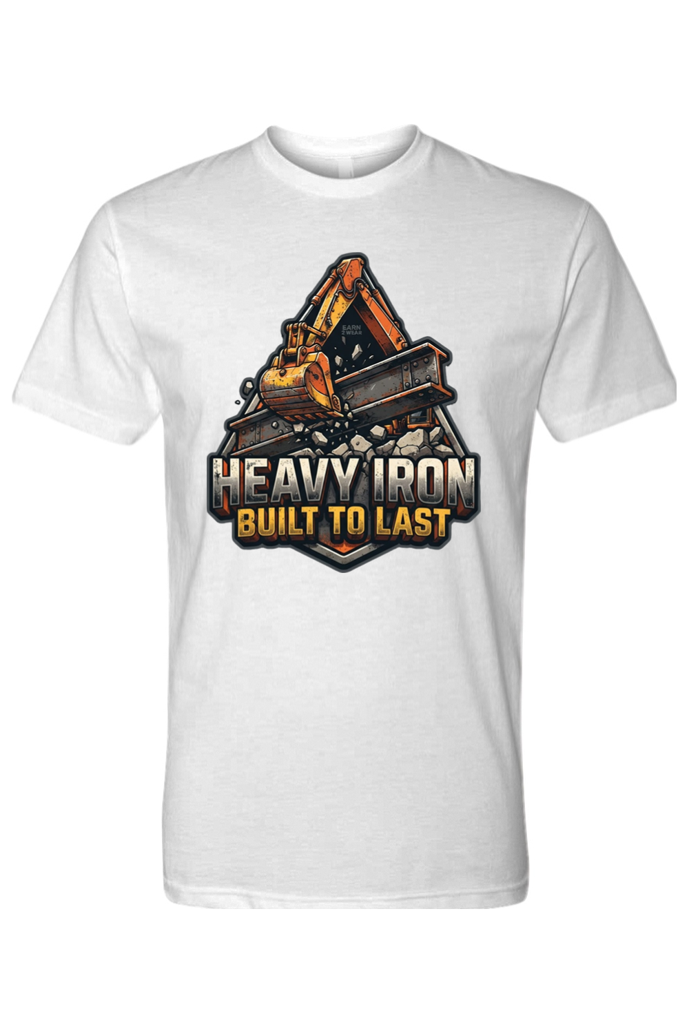 HEAVY IRON BUILT TO LAST - T-SHIRT