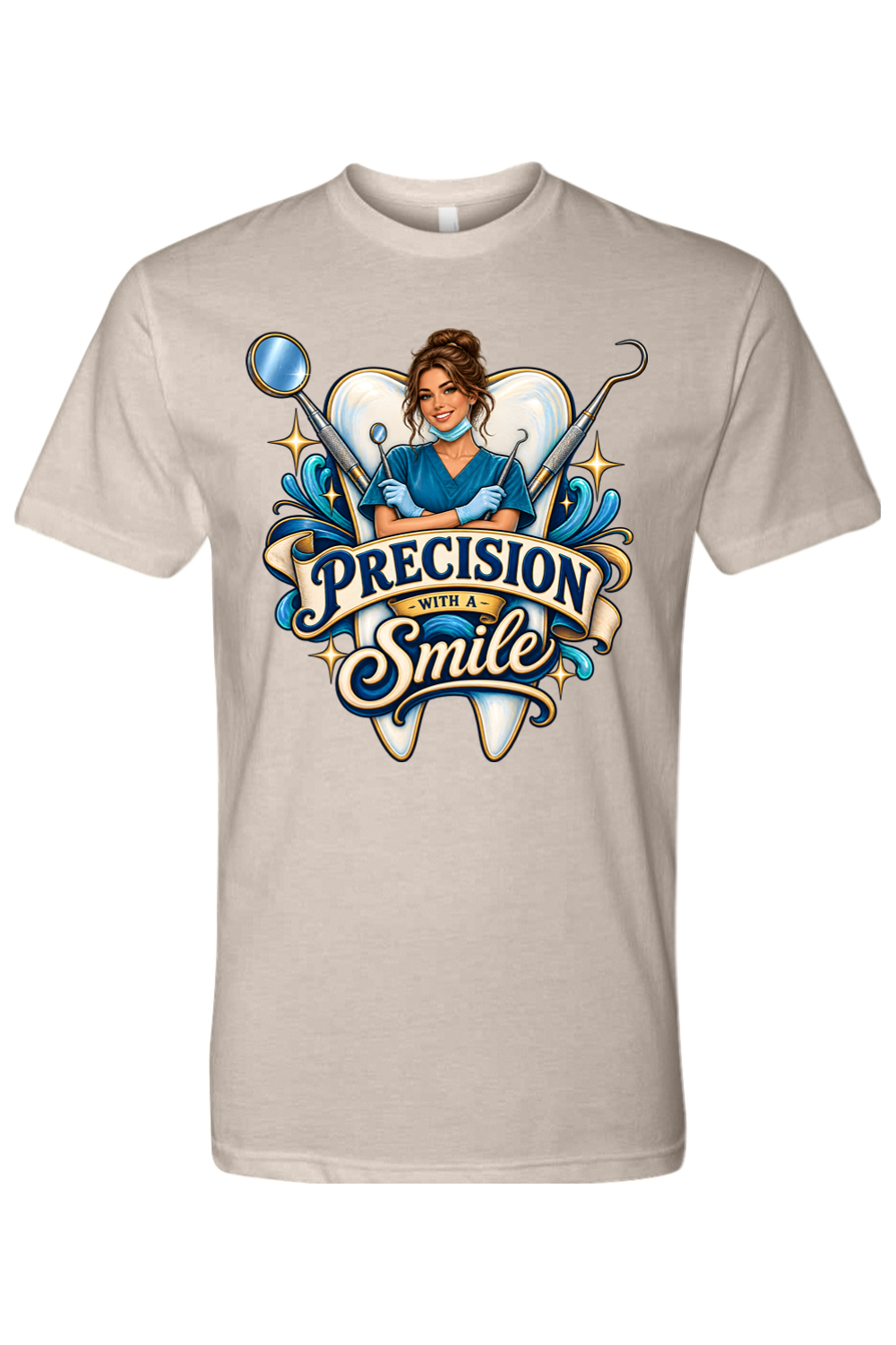 PRECISION WITH A SMILE - T-Shirt 8