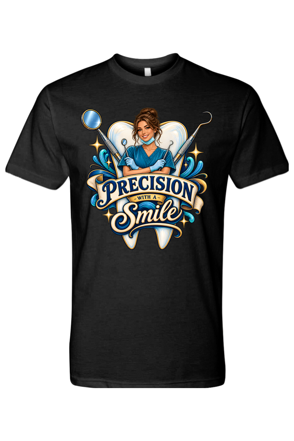 PRECISION WITH A SMILE - T-Shirt 2