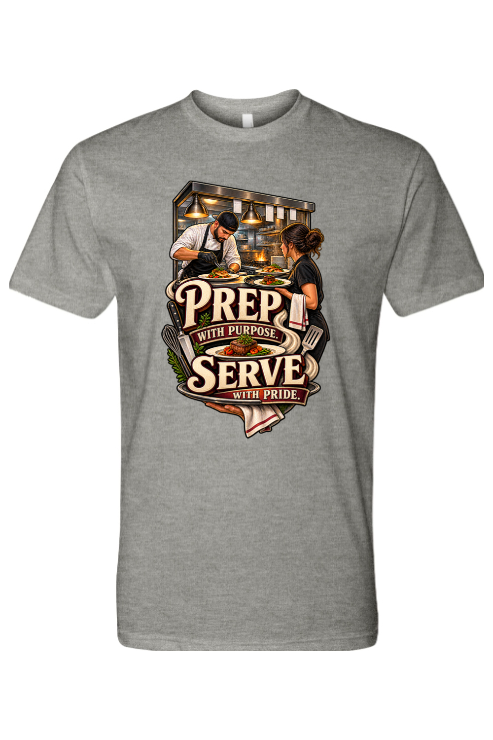 PREP WITH PURPOSE. SERVE WITH PRIDE - T-Shirt 3