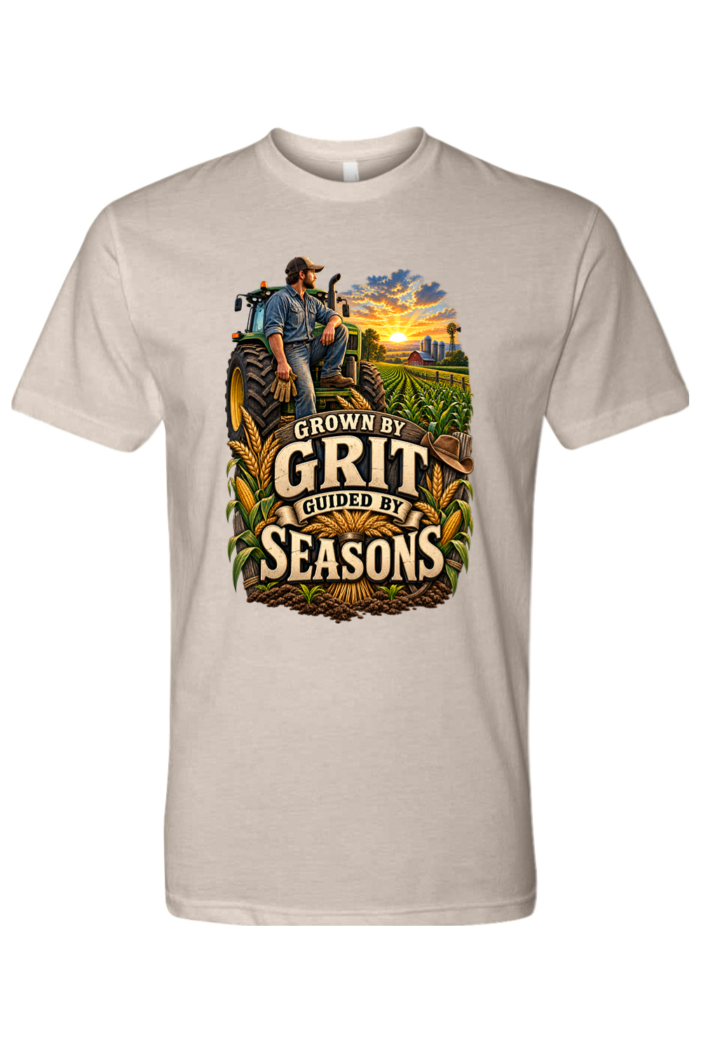 GROWN BY GRIT - GUIDED BY SEASONS - T-Shirt 7