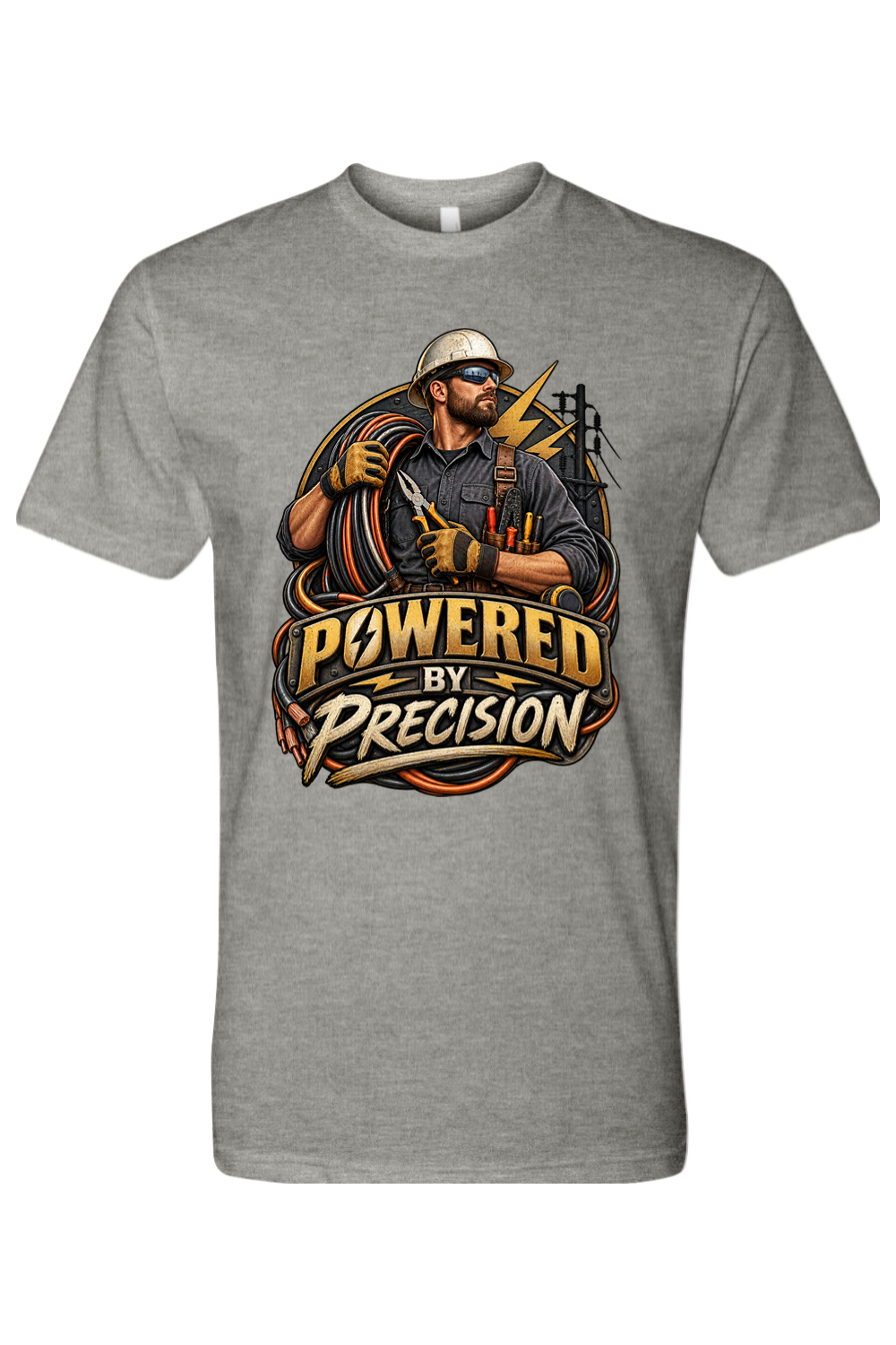 POWERED BY PRECISION - T-Shirt 4