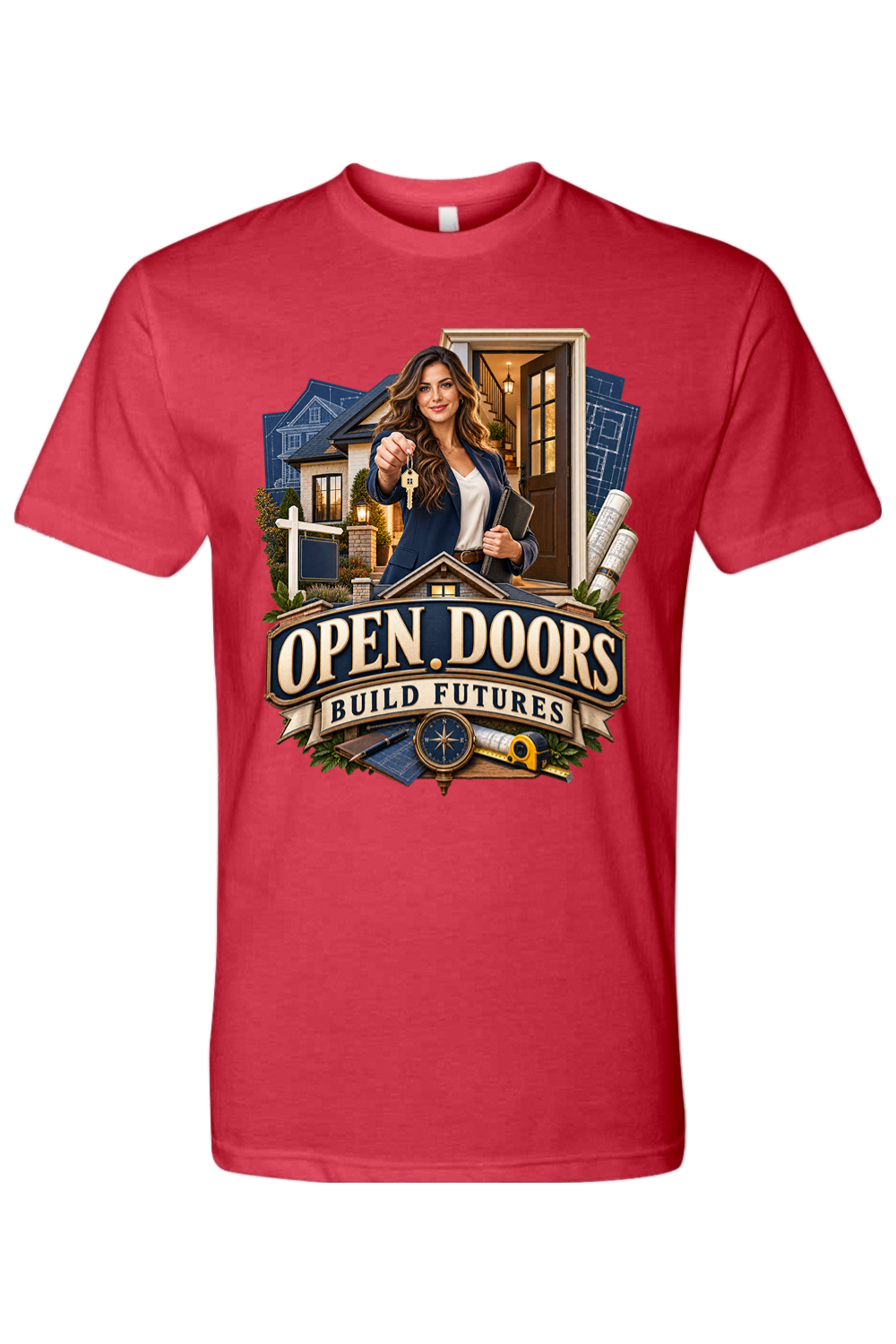 OPEN DOORS  - BUILD FUTURES - T-Shirt 8