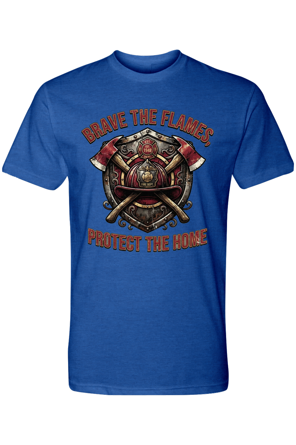 BRAVE THE FLAMES - PROTECT THE HOME - T-Shirt 7