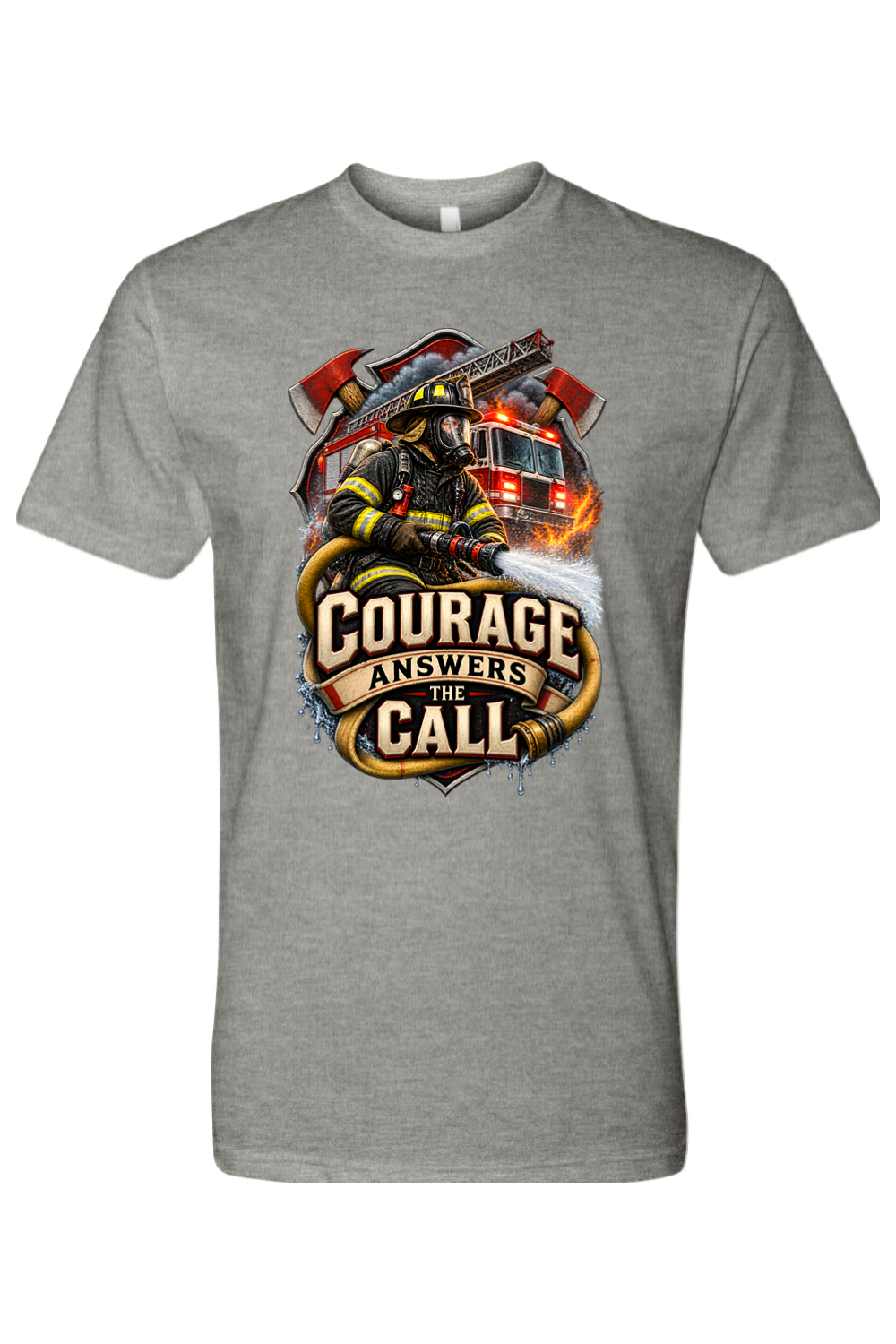 COURAGE ANSWERS THE CALL - T-Shirt  3