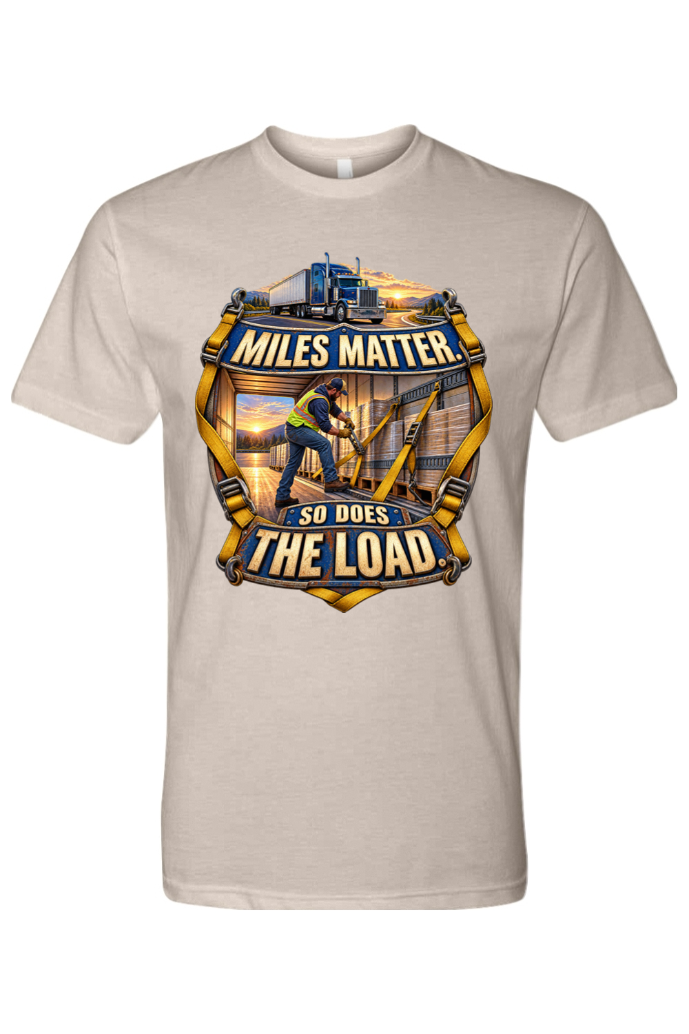 MILES MATTER SO DOES THE LOAD - T-Shirt 6