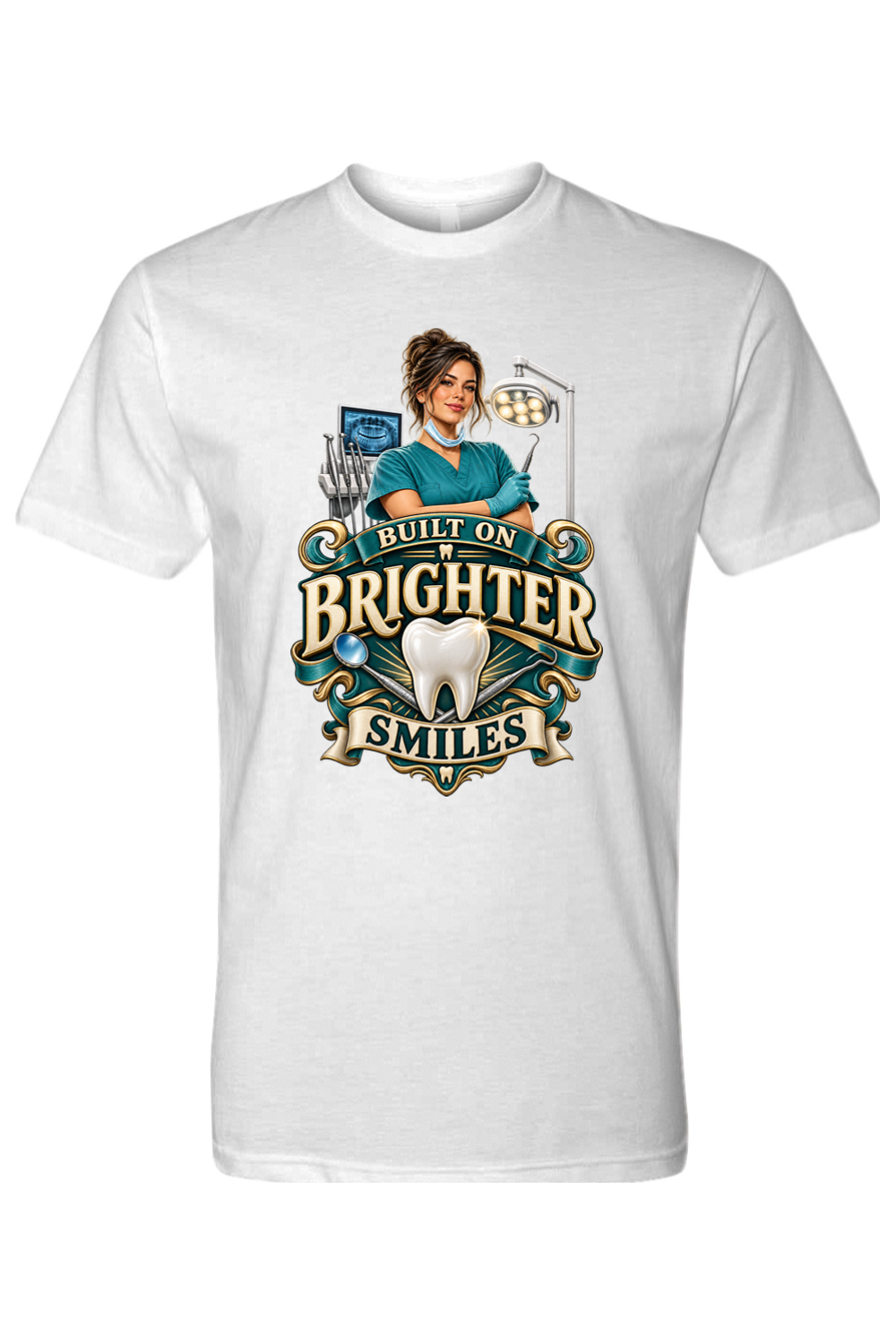 BUILT ON BRIGHTER SMILES - T-Shirt