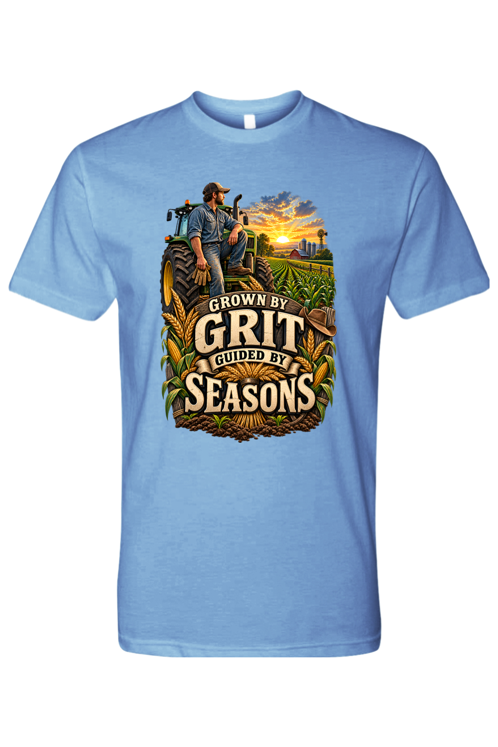 GROWN BY GRIT - GUIDED BY SEASONS - T-Shirt 5