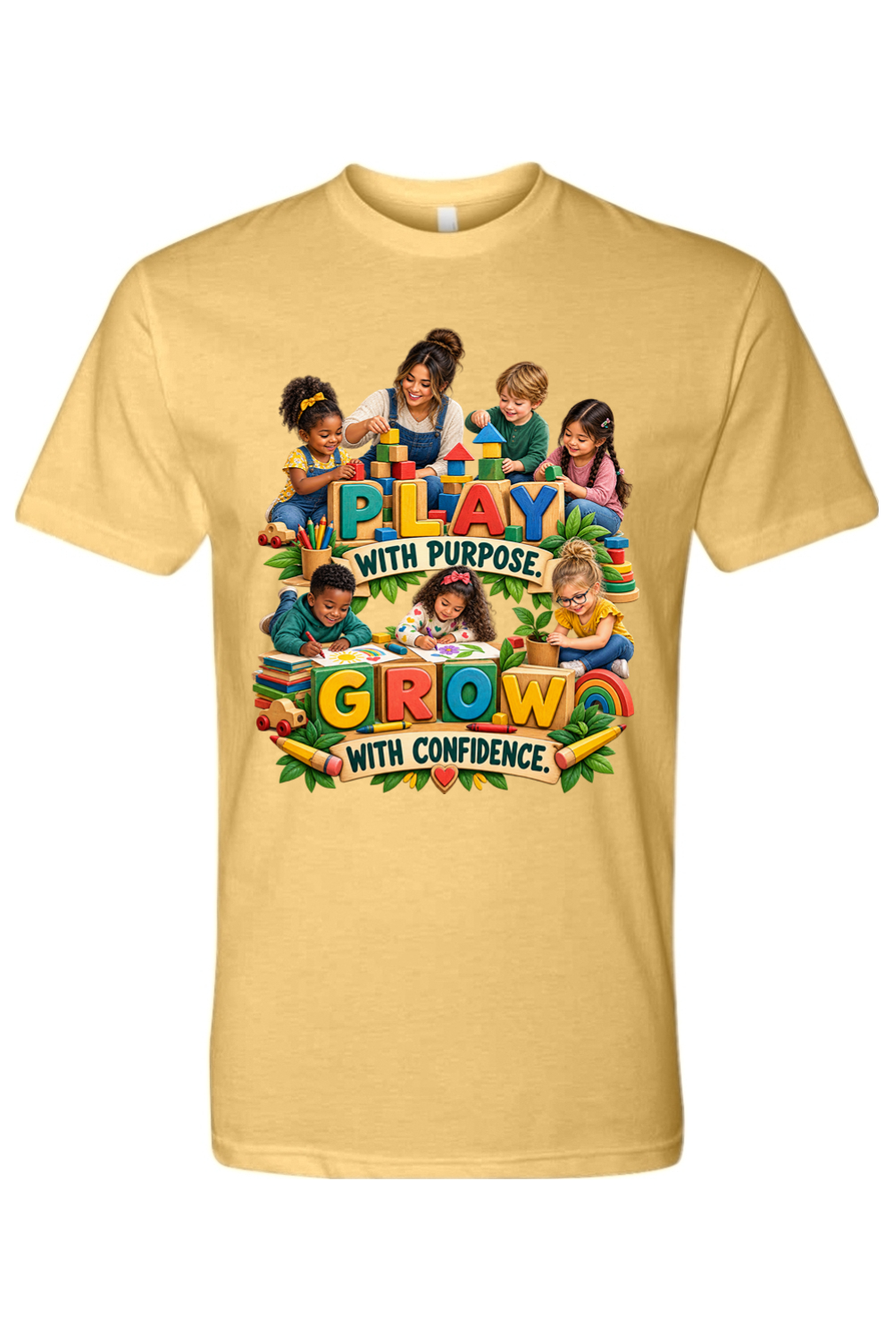 PLAY WITH PURPOSE - GROW WITH CONFIDENCE - T-Shirt 4
