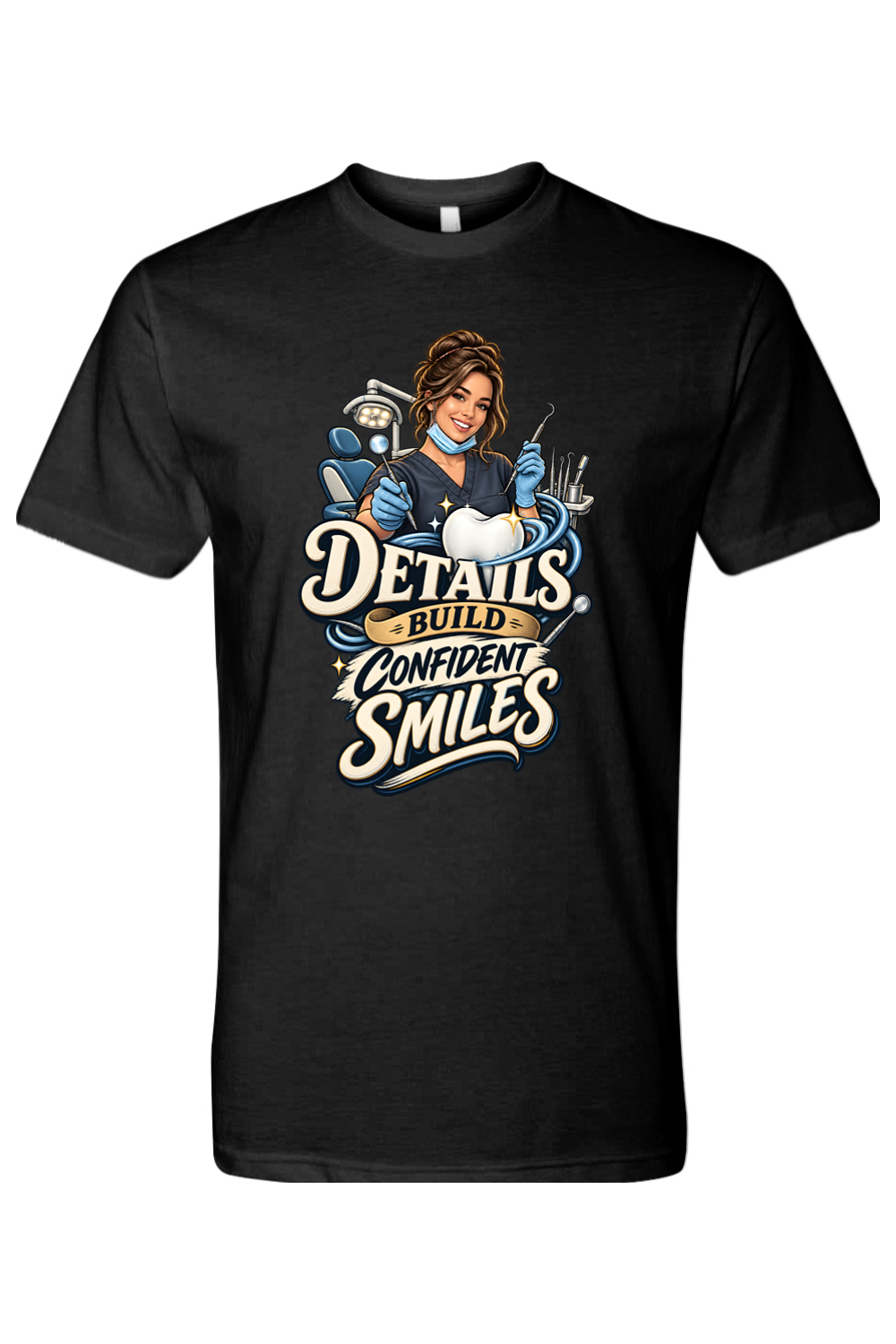 DETAILS BUILD CONFIDENT SMILES - T-Shirt 2