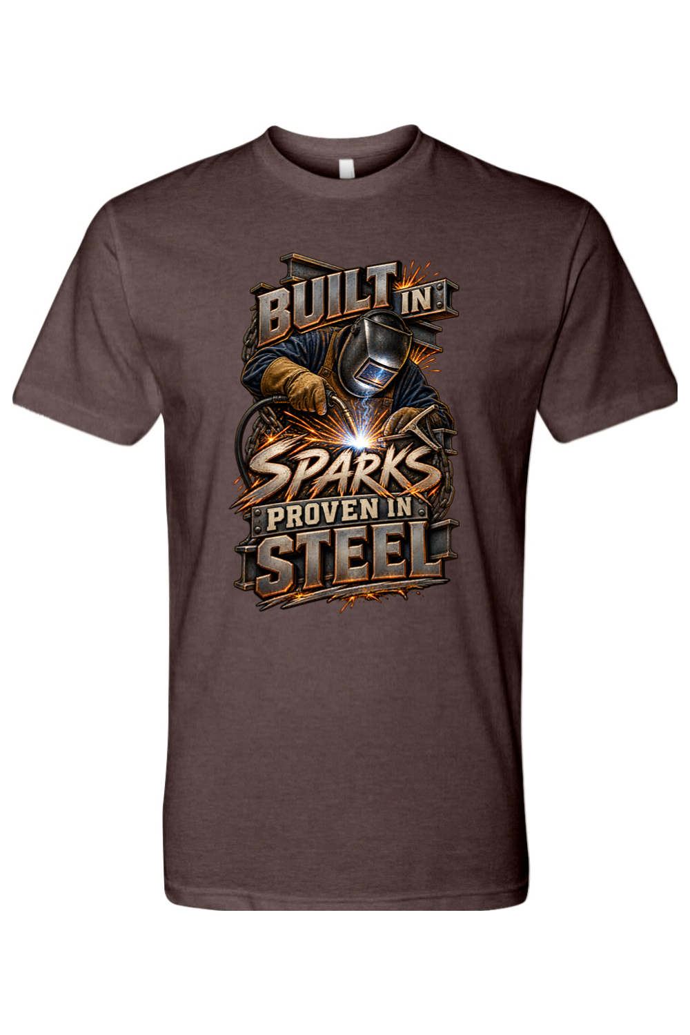 BUILT IN SPARKS - PROVEN IN STEEL - T-Shirt 4