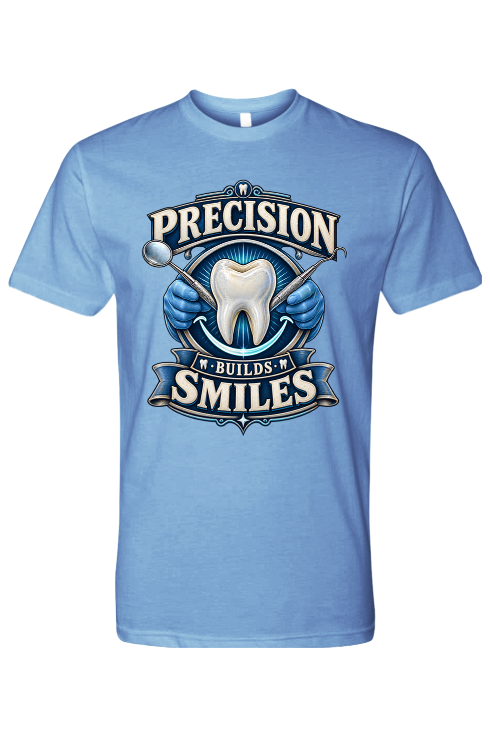 PRECISION BUILDS SMILES - T-Shirt 4